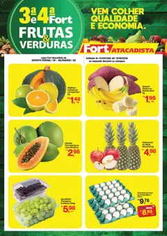 Pré-Visualização do folheto "Fort Atacadista ofertas Frutas, Verduras" da loja Fort Atacadista válido a partir de 15/09/2026