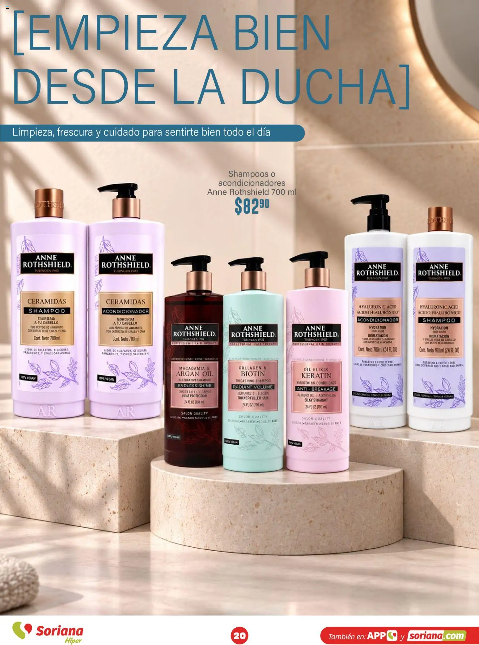 Vista previa las ofertas de la tienda Soriana - Soriana Híper - Modo #Glowing desde el 30/09/2026 - Shampoo, Acondicionador