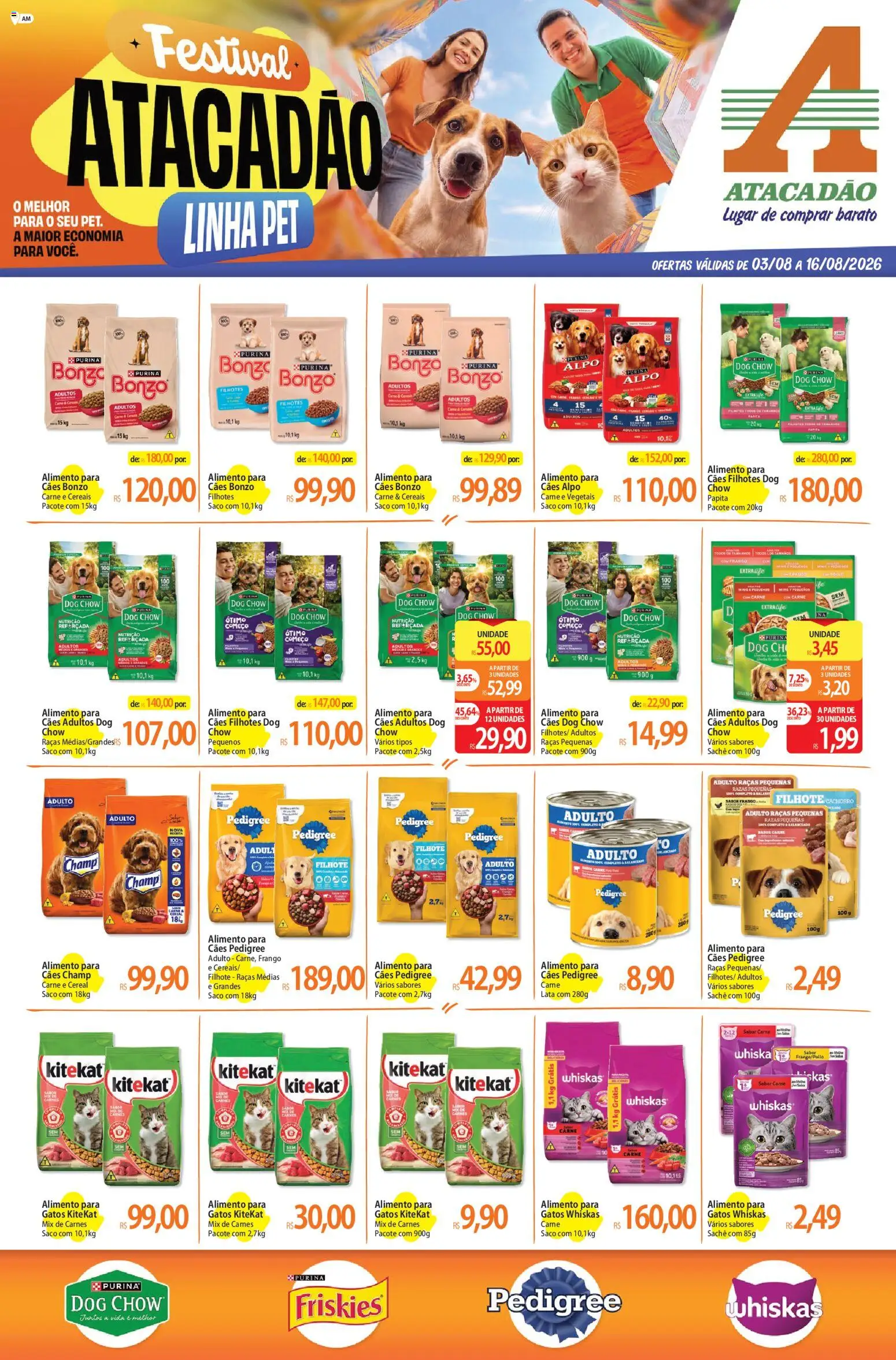 Pré-Visualização do folheto "Atacadão ofertas - AM" da loja Atacadão válido a partir de 03/08/2026