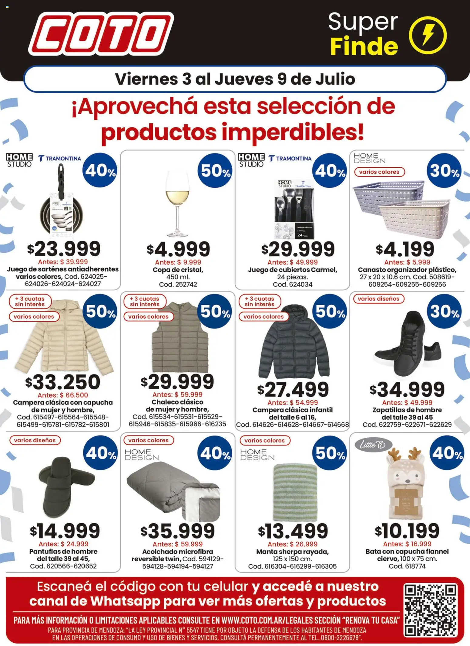 Vista previa del folleto de la tienda Coto válido desde el 03/07/2026 