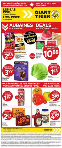 Un aperçu du dépliant Circulaire du magasin Giant Tiger est valide à partir 29 juill. 2026