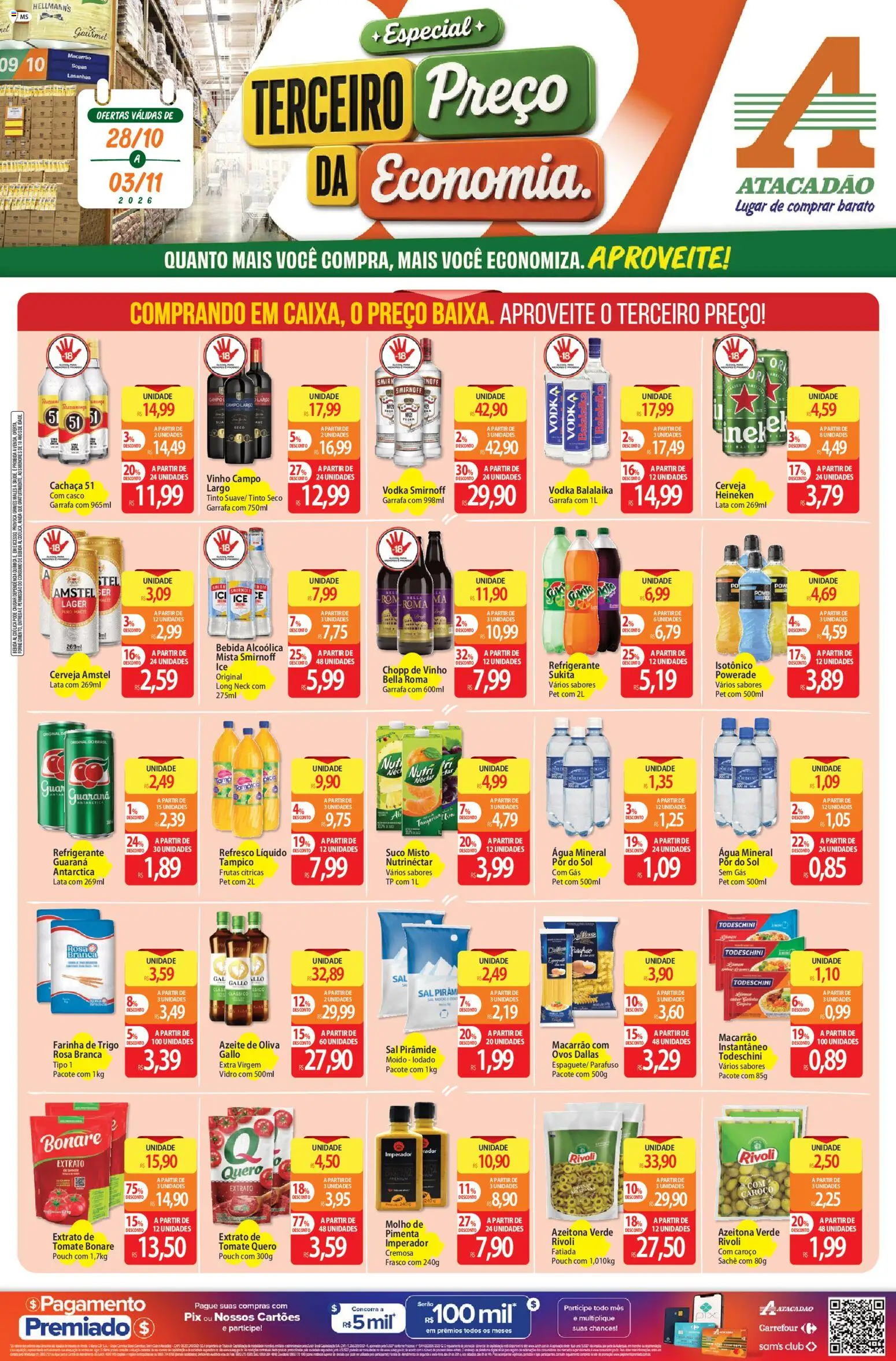 Pré-Visualização do folheto "Atacadão ofertas - MS" da loja Atacadão válido a partir de 28/10/2026