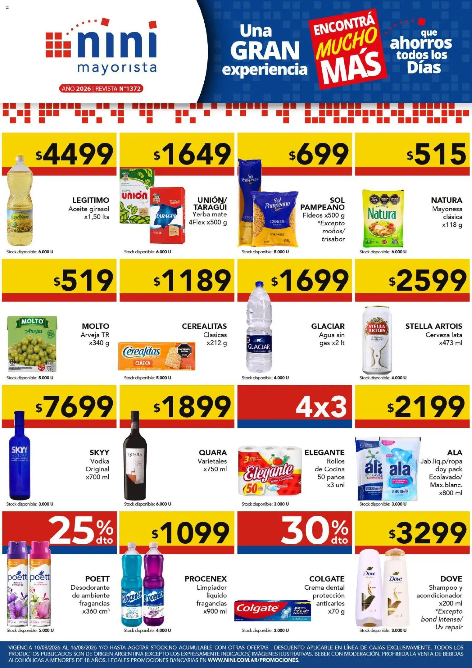 Vista previa del folleto de la tienda NINI Mayorista válido desde el 10/08/2026 