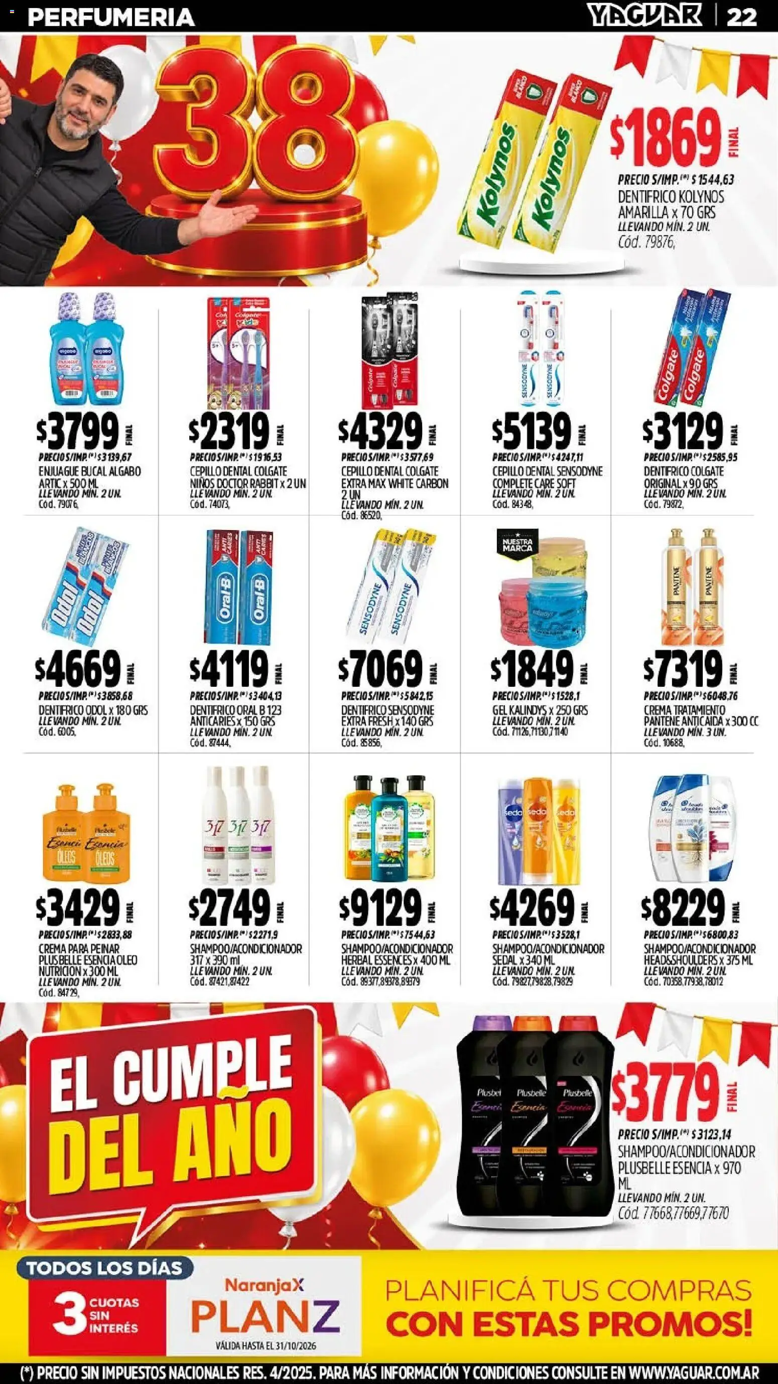 Vista previa del folleto de la tienda Yaguar válido desde el 26/10/2026 