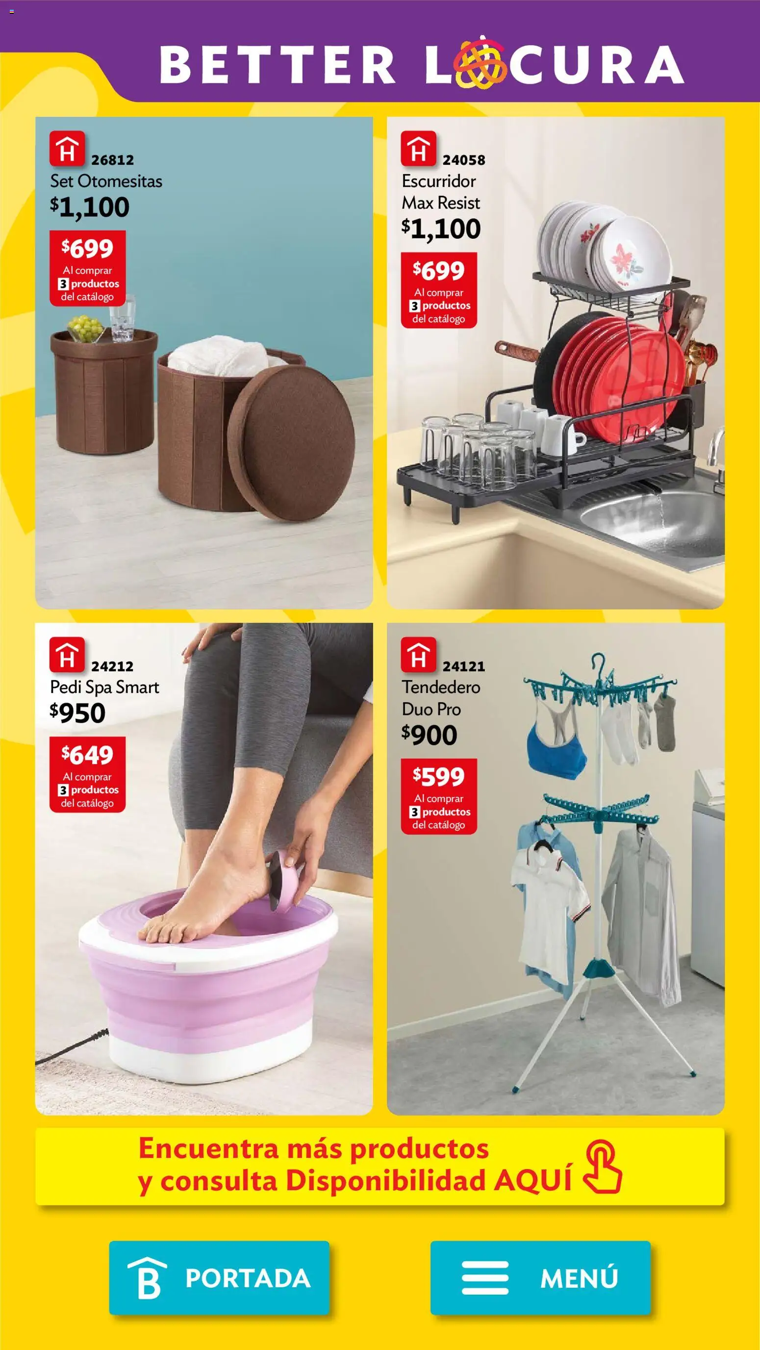 Vista previa las ofertas de la tienda Betterware - Betterware campaña 10 2026 desde el 28/09/2026 - Tendedero, Escurridor