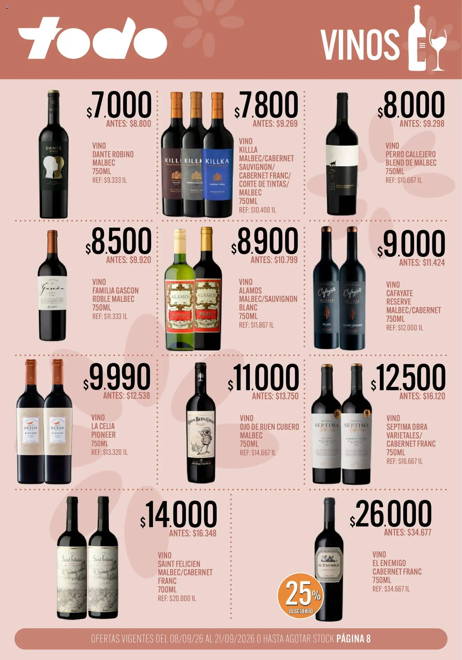 Vista previa del folleto de la tienda Supermercados TODO válido desde el 08/09/2026 