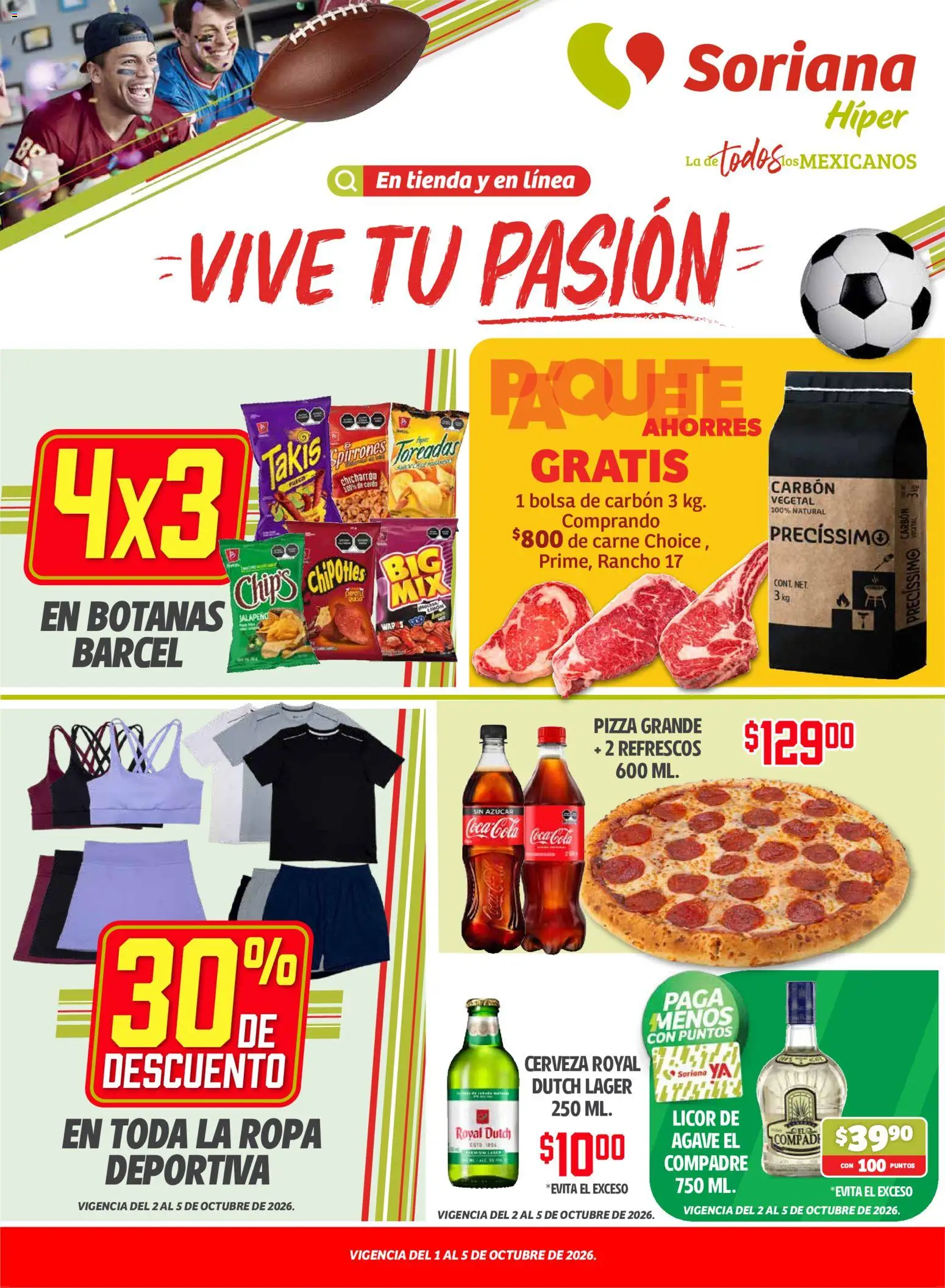Vista previa las ofertas de la tienda Soriana - Soriana folleto desde el 01/10/2026 