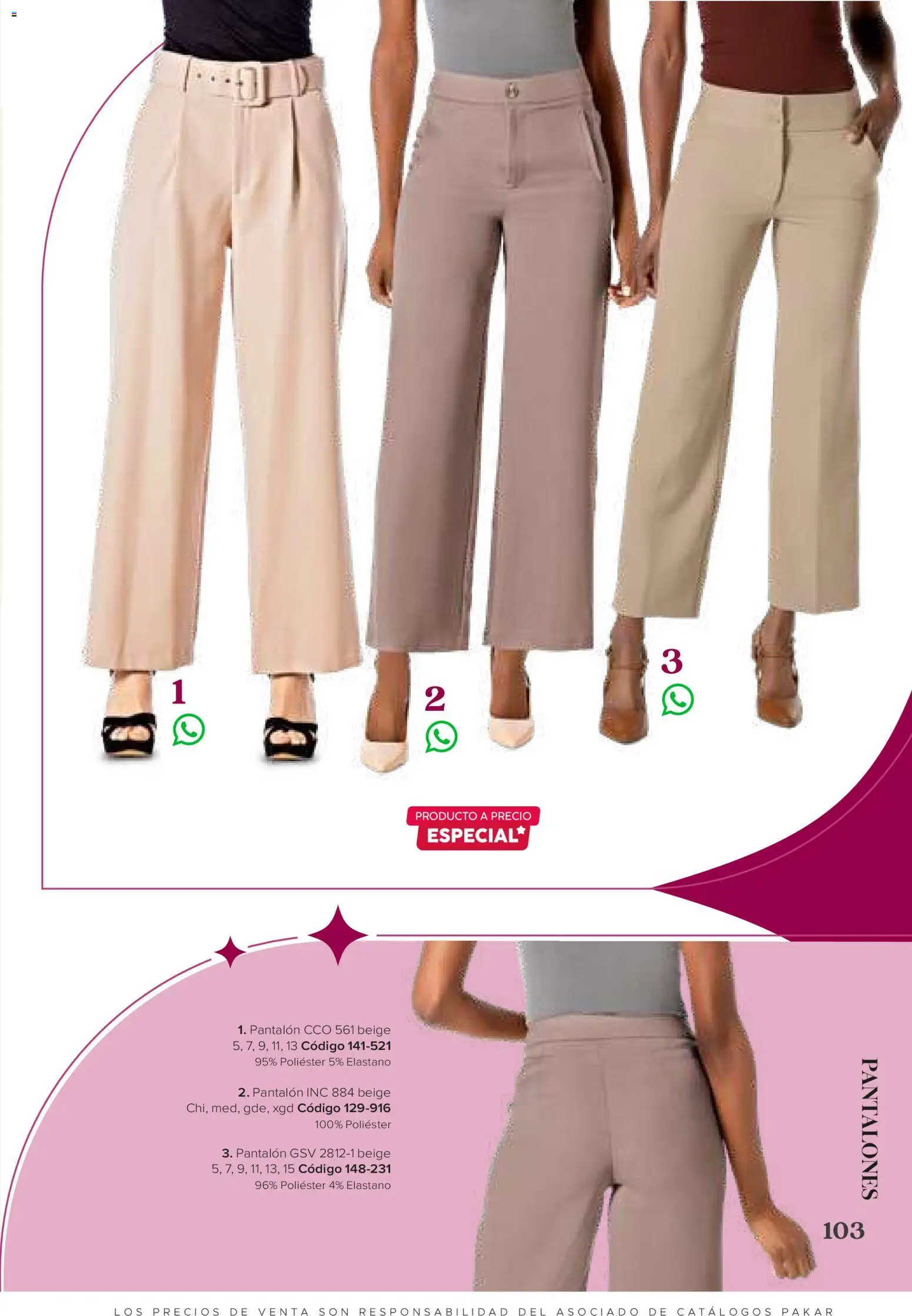Vista previa las ofertas de la tienda SC Pakar - SC Pakar catálogo Ropa desde el 31/07/2026 