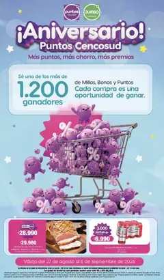  Vista previa del prospecto Jumbo catálogo PUNTOS CENCOSUD del almacen Jumbo válida del 27/08/2026 al 06/09/2026
