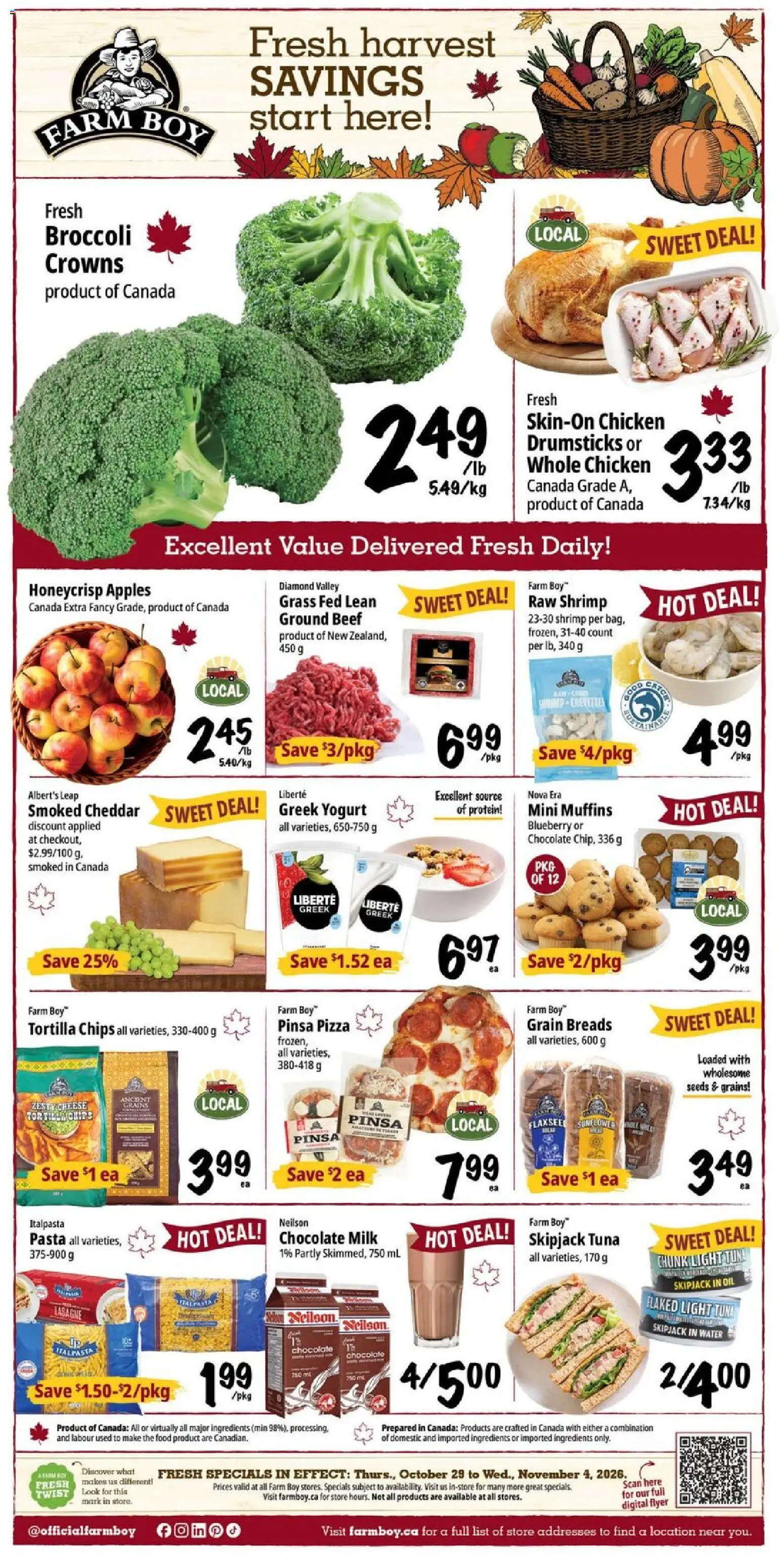 Preview of leaflet Farm Boy weekly flyer / circulaire from shop Farm Boy is valid from Oct 29, 2026