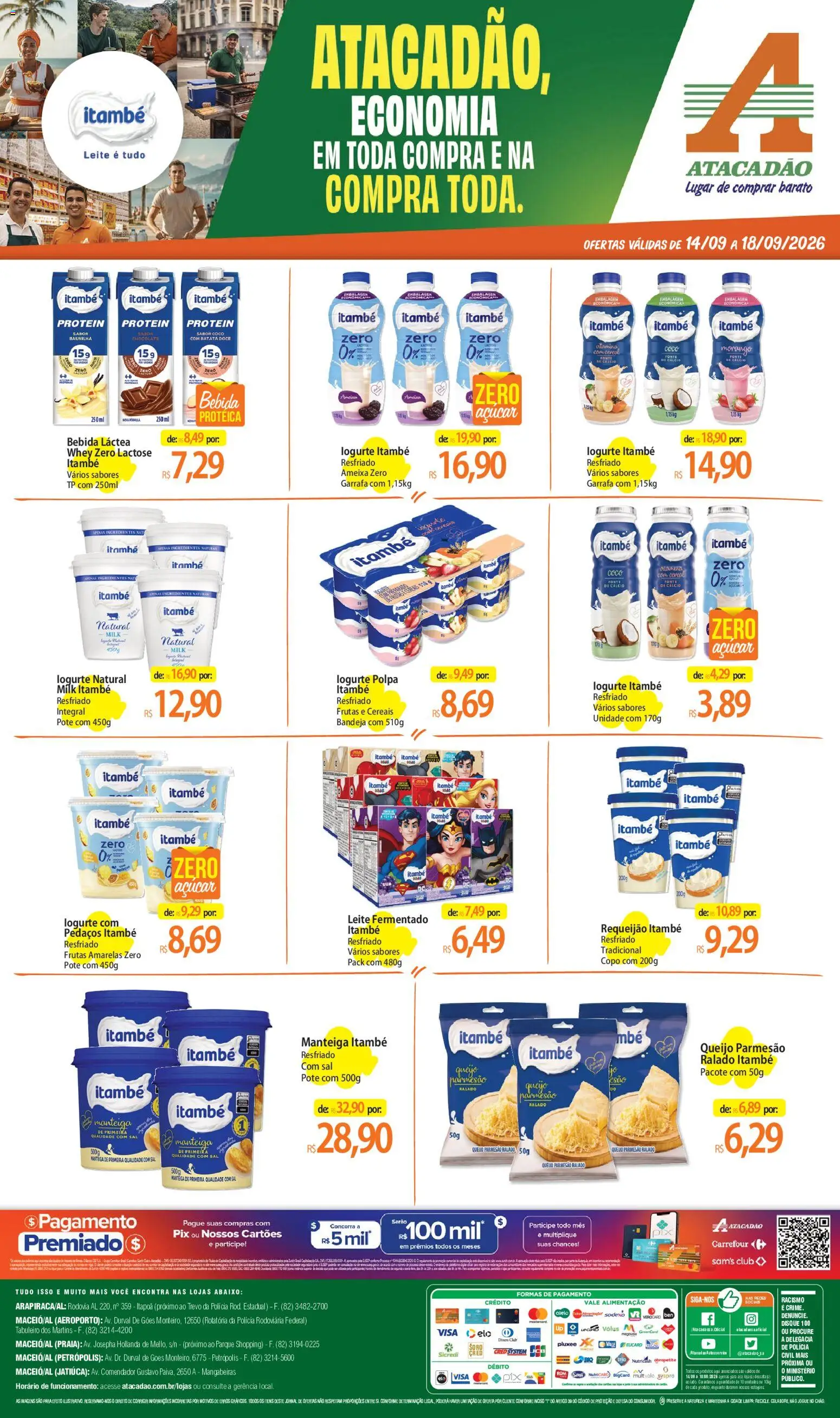 Pré-Visualização do folheto "Atacadão ofertas - AL" da loja Atacadão válido a partir de 14/09/2026