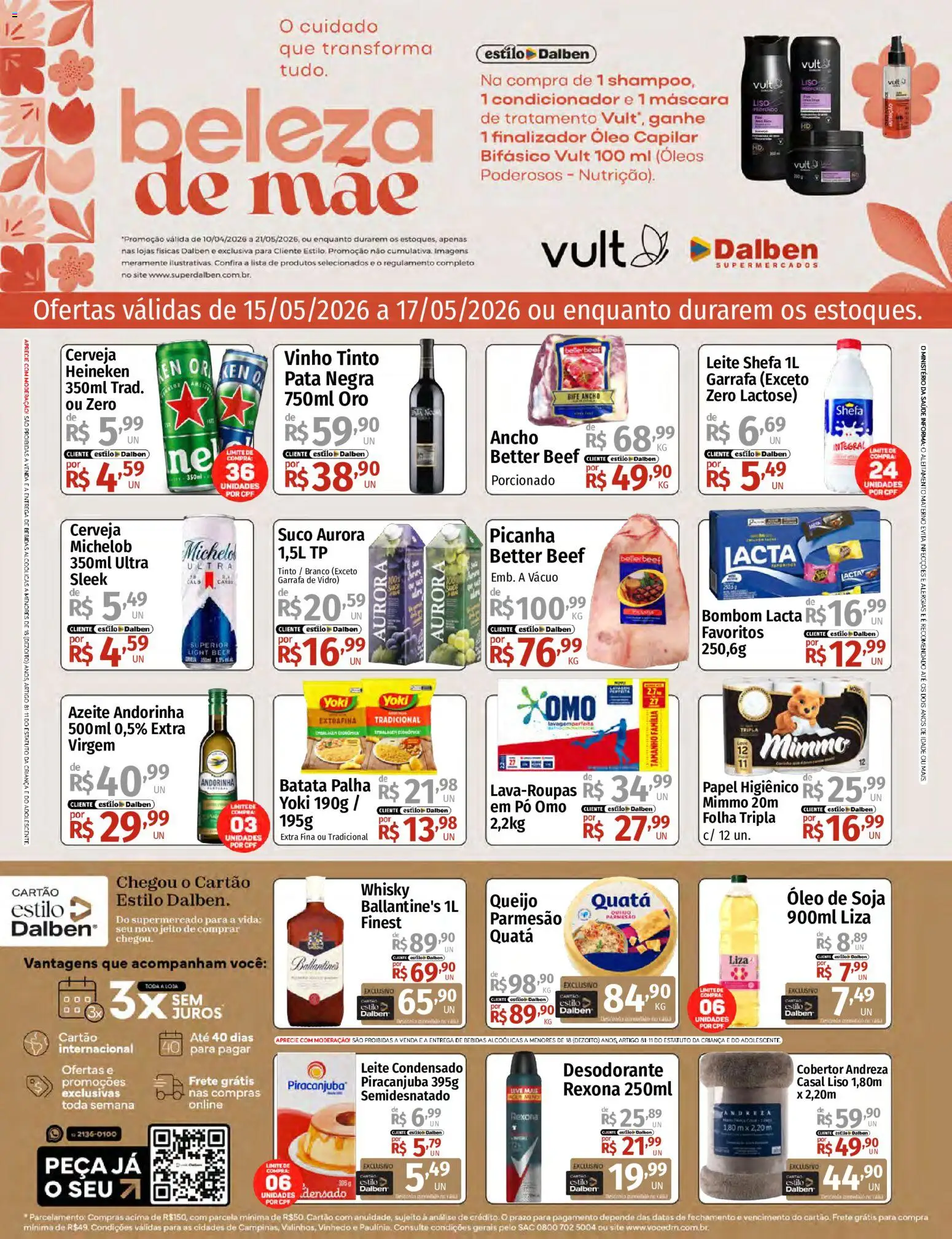 Pré-Visualização do folheto "Supermercado Dalben - Ofertas da semana" da loja Supermercado Dalben válido a partir de 15/05/2026