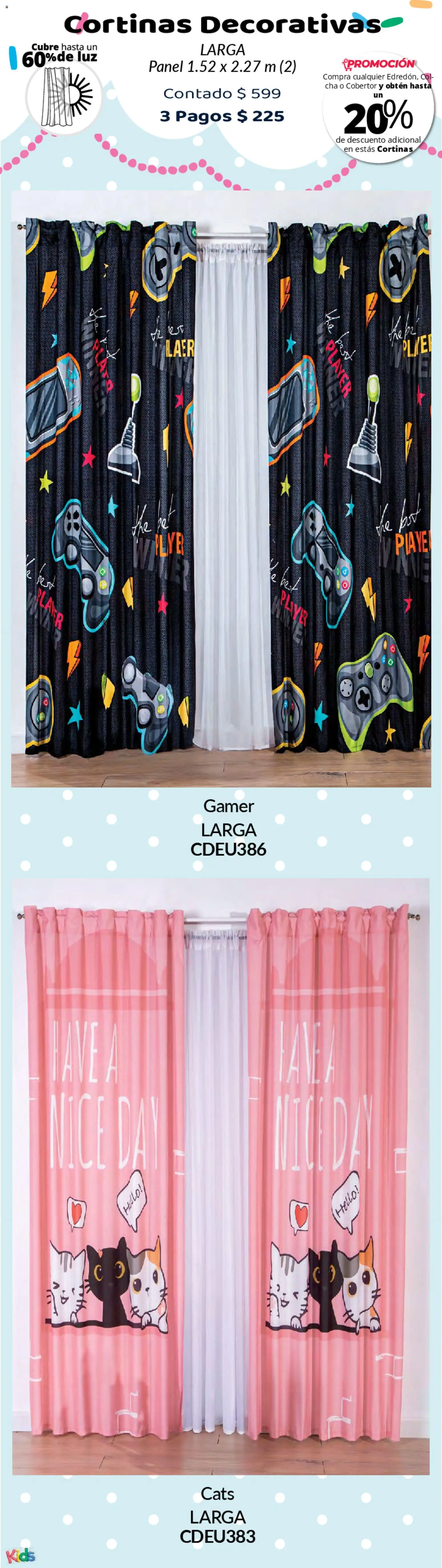 Vista previa las ofertas de la tienda Colchas Concord - Colchas Concord catálogo Kids desde el 01/05/2026 - Cortinas, Col, Cobertor