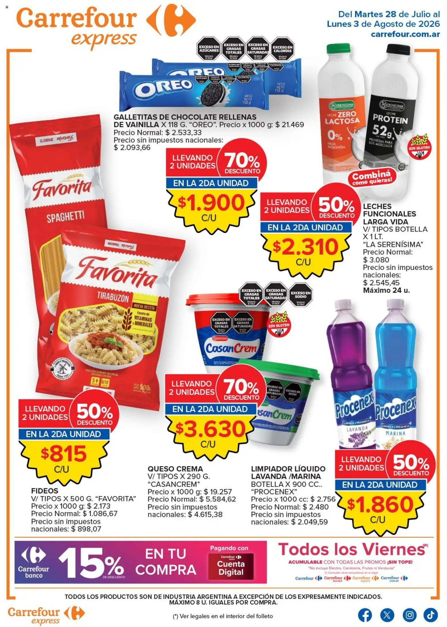 Vista previa del folleto de la tienda Carrefour válido desde el 28/07/2026 