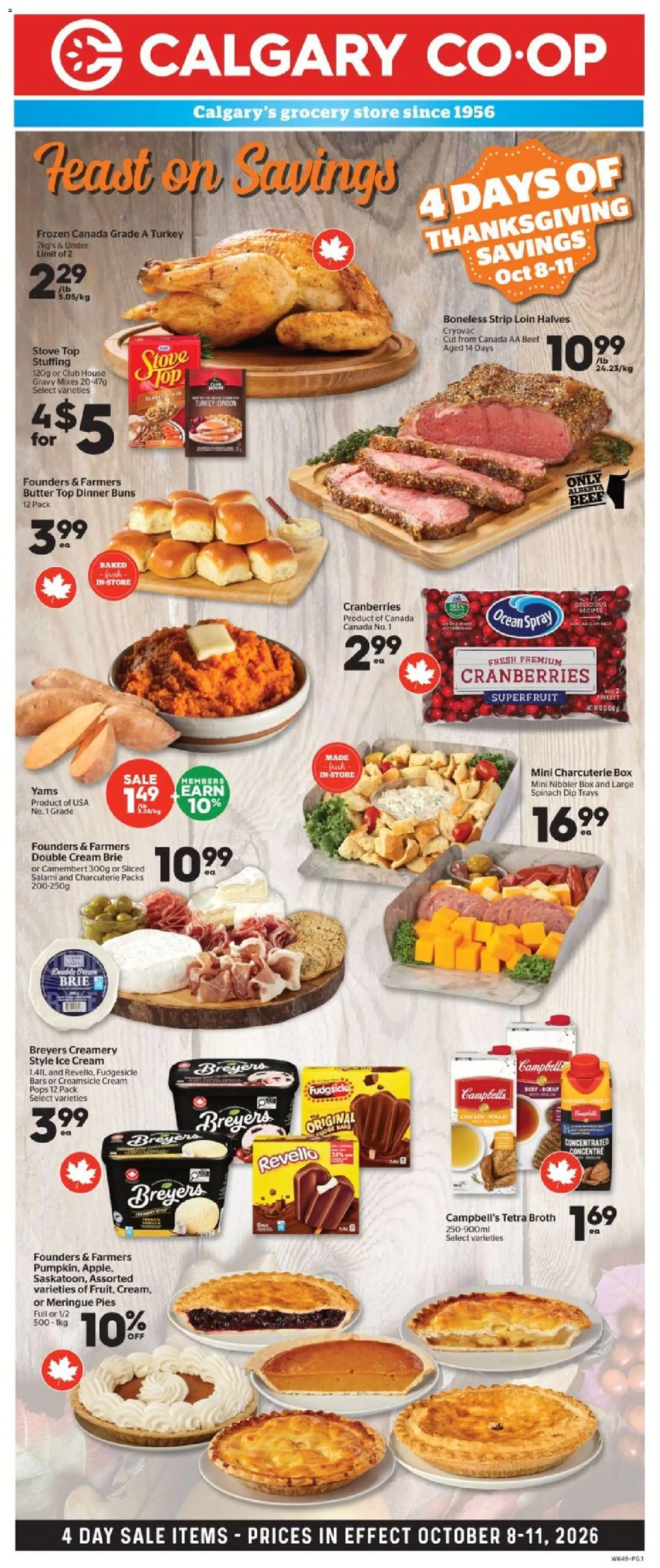 Preview of leaflet Calgary Co-op weekly flyer / circulaire from shop Calgary Co-op is valid from Oct 08, 2026