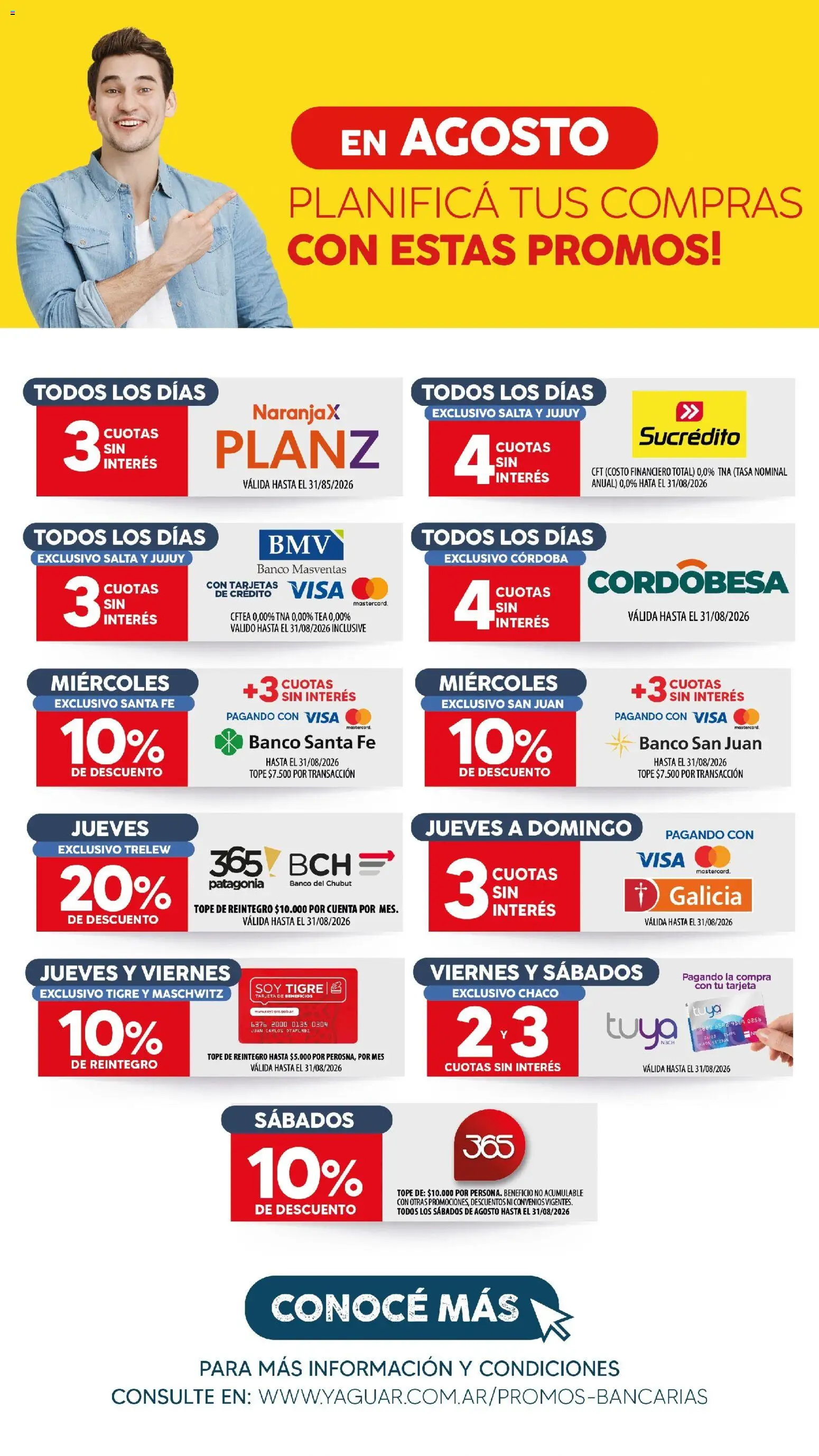 Vista previa del folleto de la tienda Yaguar válido desde el 17/08/2026 