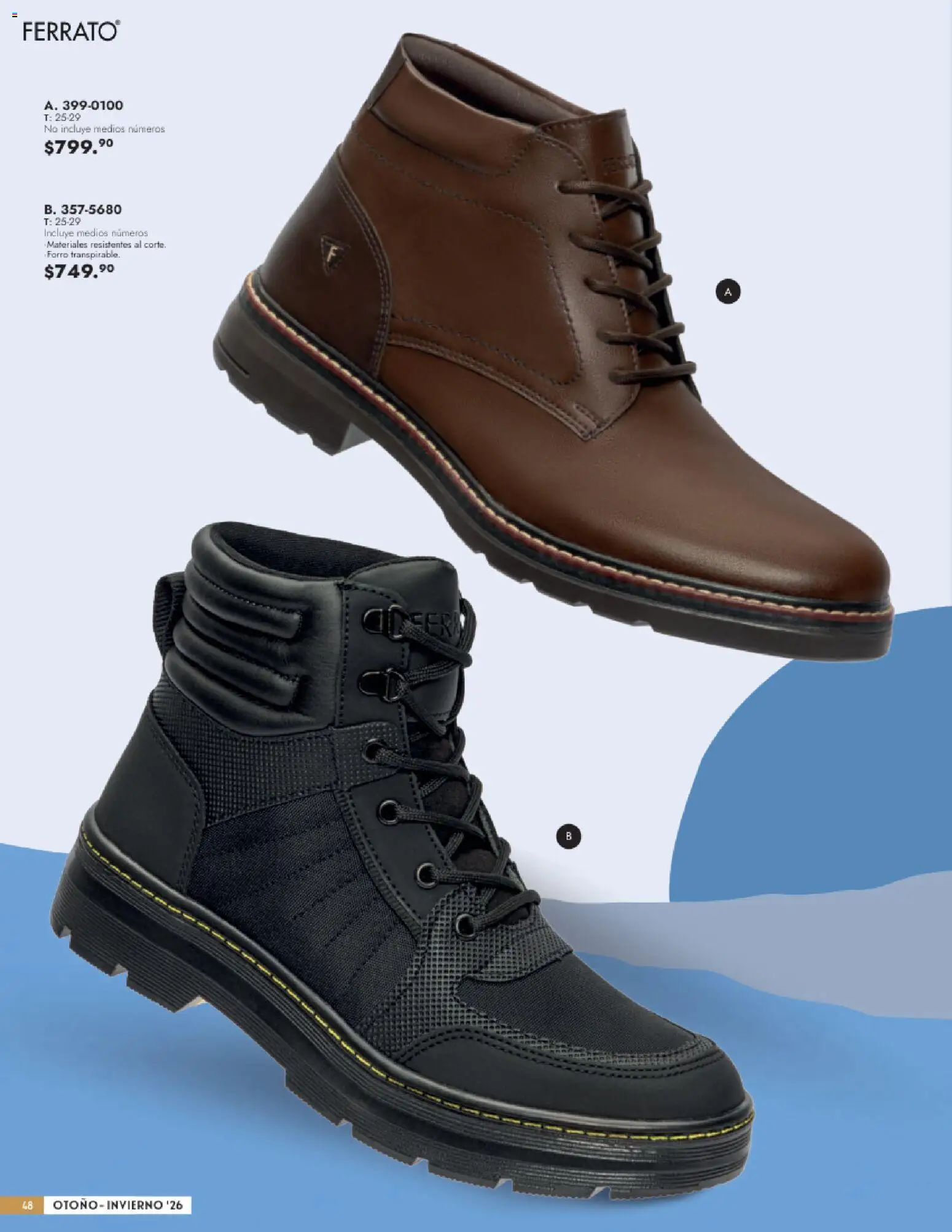 Vista previa las ofertas de la tienda Andrea - Andrea catálogo Calzado Caballero desde el 23/08/2026 