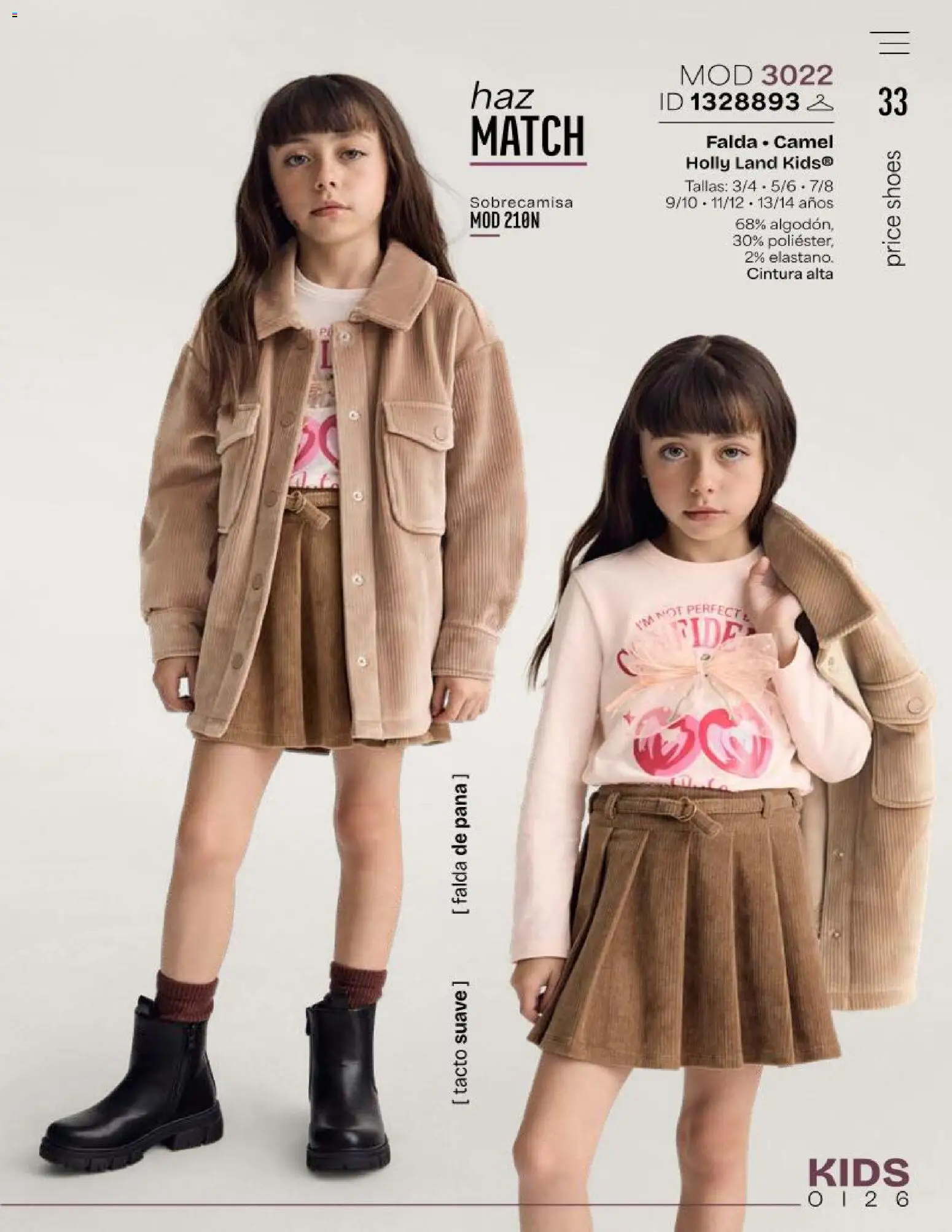 Vista previa las ofertas de la tienda Price Shoes - Price Shoes catálogo Kids desde el 01/10/2026 - Falda