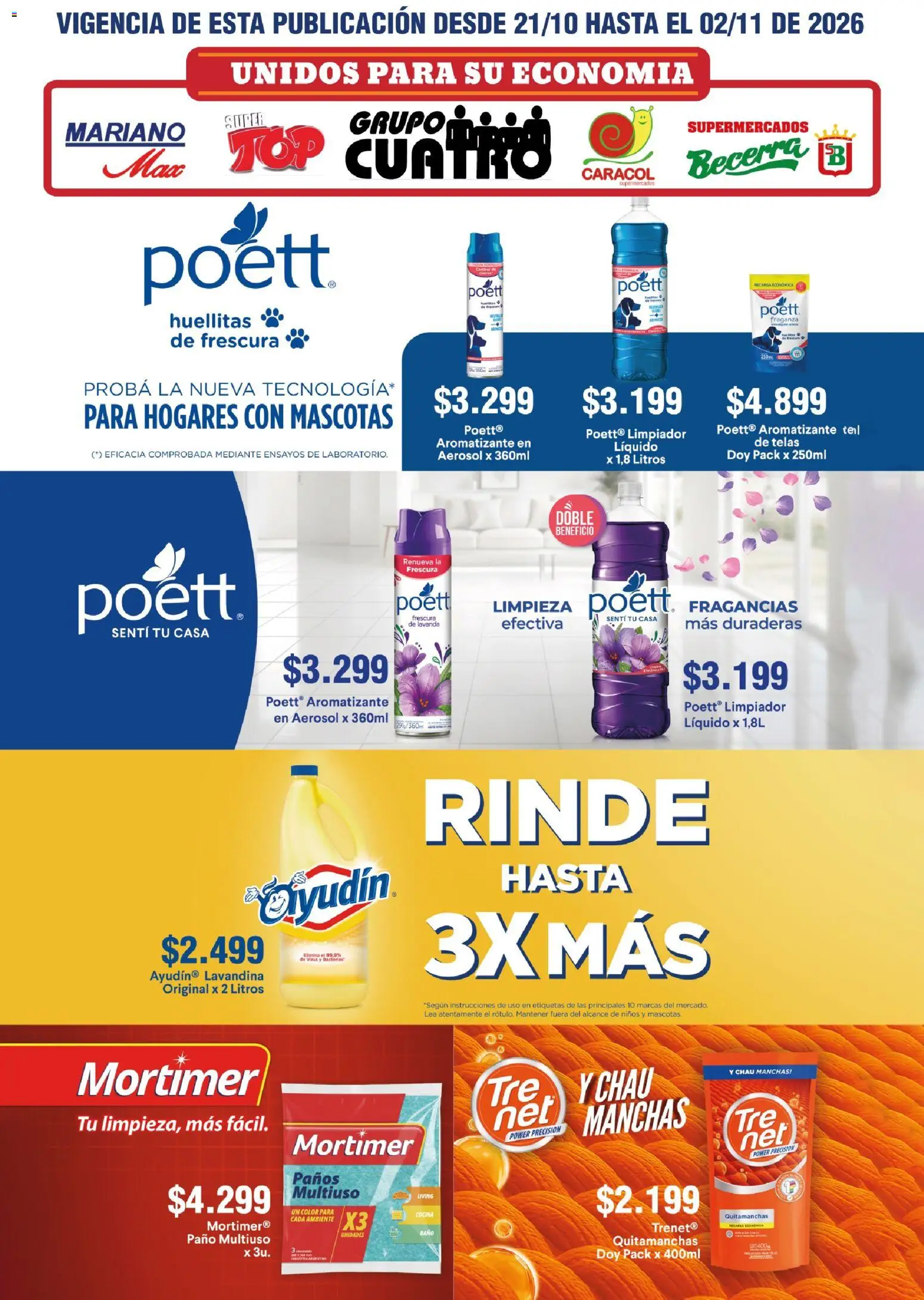 Vista previa del folleto de la tienda Mariano Max válido desde el 21/10/2026 