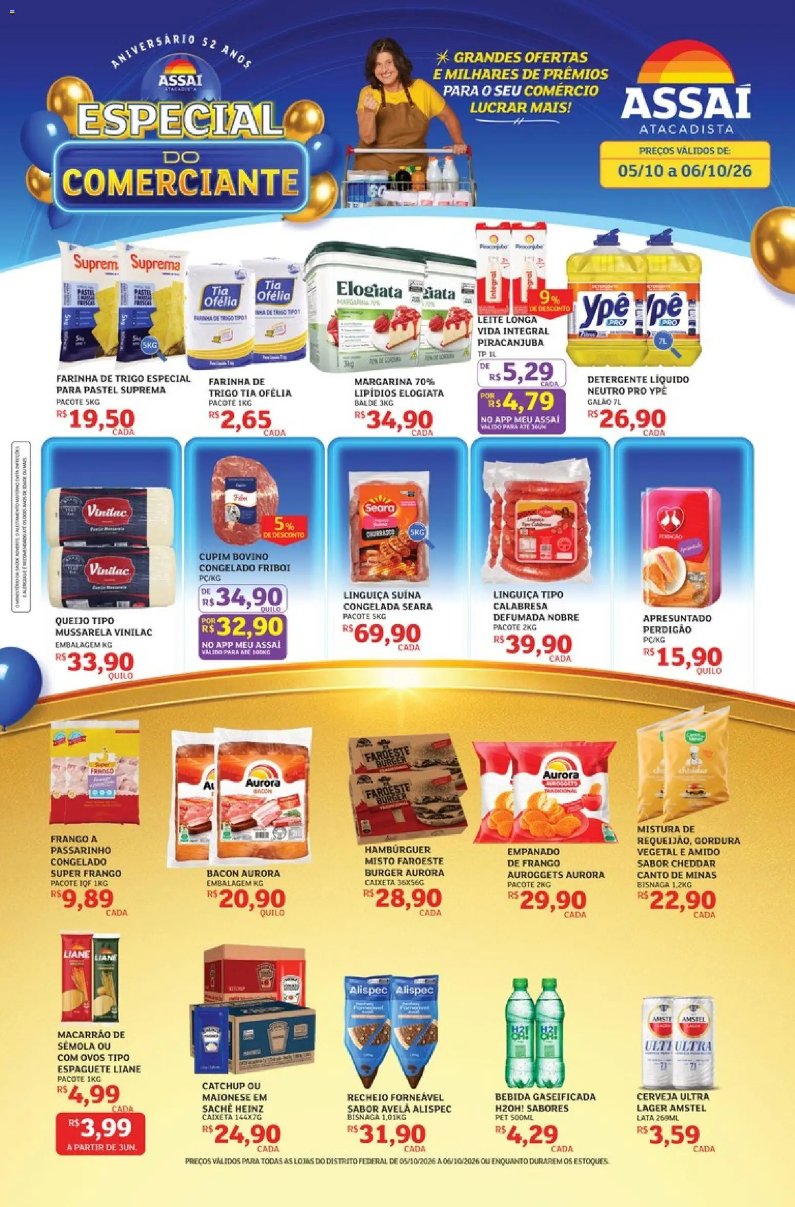 Pré-Visualização do folheto "Assaí Atacadista ofertas - DF" da loja Assaí Atacadista válido a partir de 05/10/2026