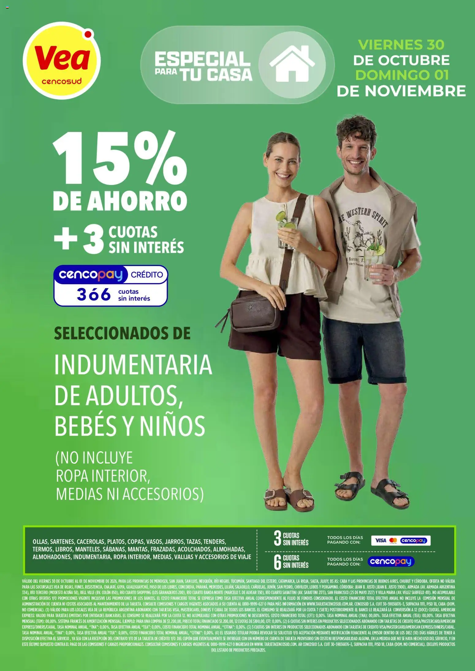 Vista previa del folleto de la tienda Vea válido desde el 30/10/2026 