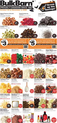 Un aperçu du dépliant Bulk Barn circulaire du magasin Bulk Barn est valide à partir 22 oct. 2026
