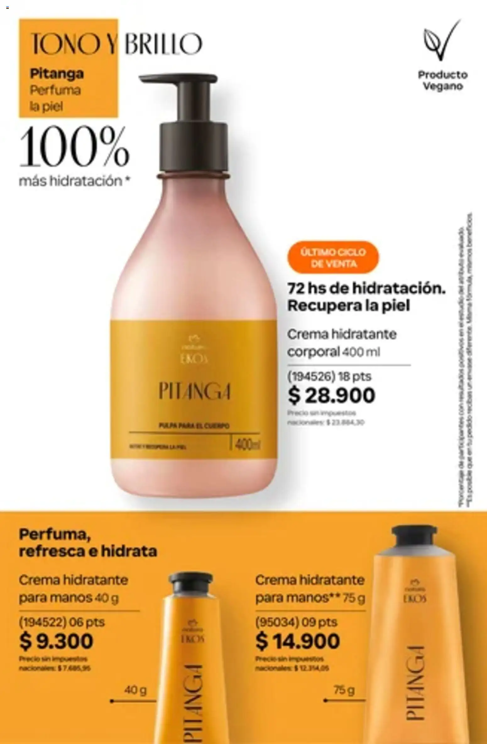 Vista previa del folleto de la tienda Natura válido desde el 01/10/2026 - Crema, Brillo