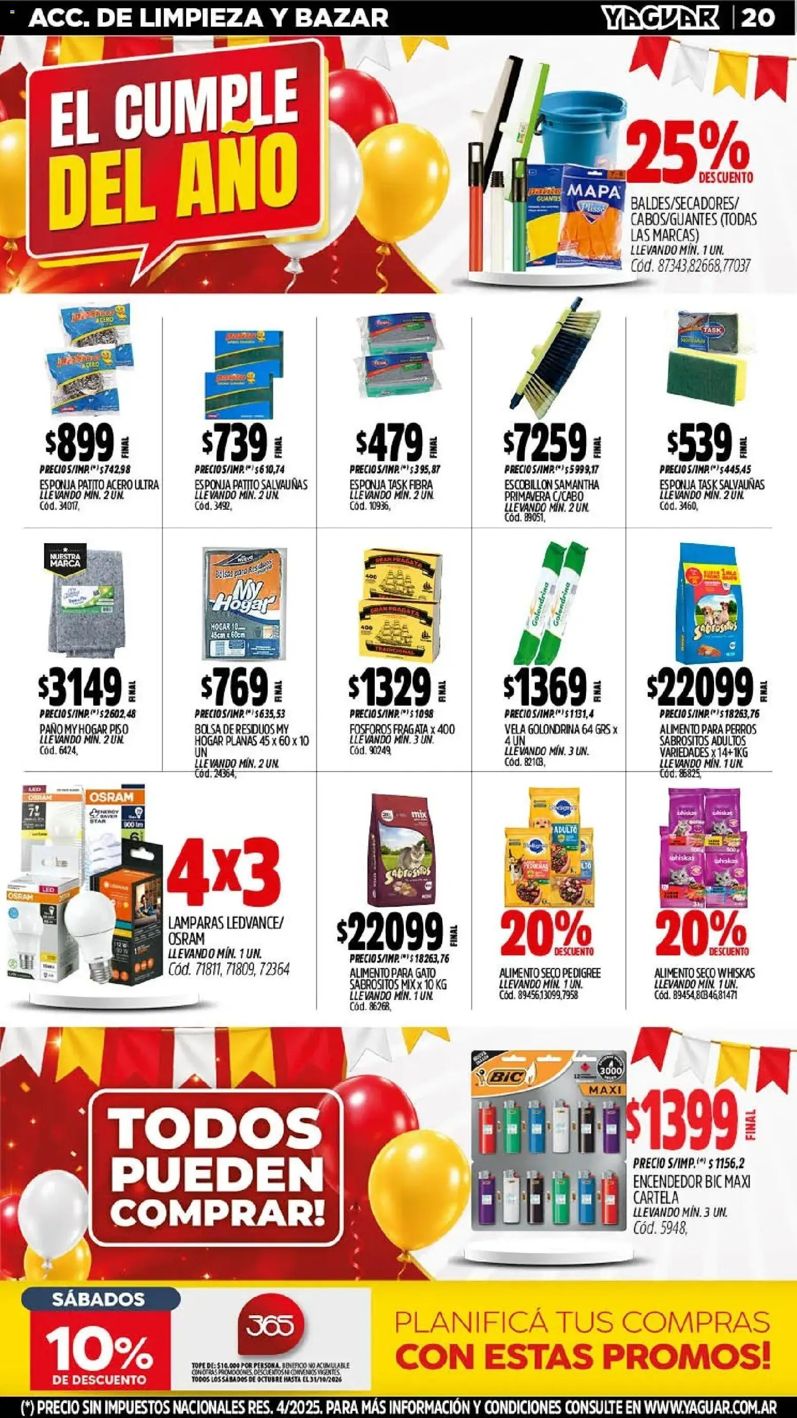 Vista previa del folleto de la tienda Yaguar válido desde el 26/10/2026 
