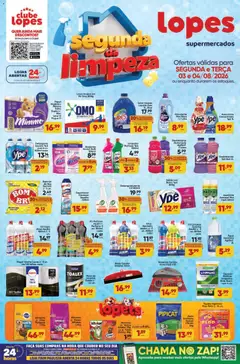Pré-Visualização do folheto "Lopes Supermercados - Ofertas da semana" da loja Lopes Supermercados válido a partir de 03/08/2026