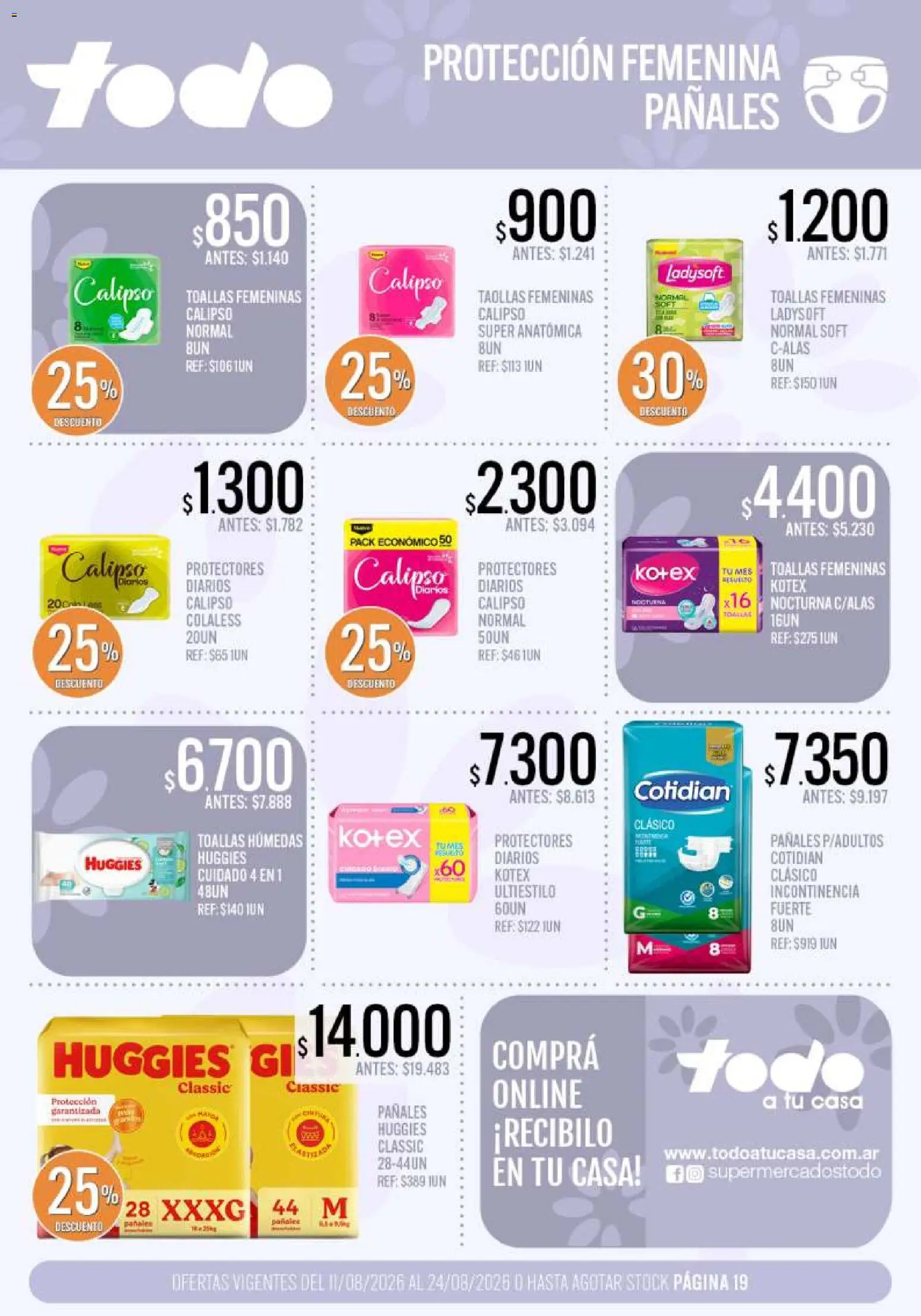 Vista previa del folleto de la tienda Supermercados TODO válido desde el 11/08/2026 