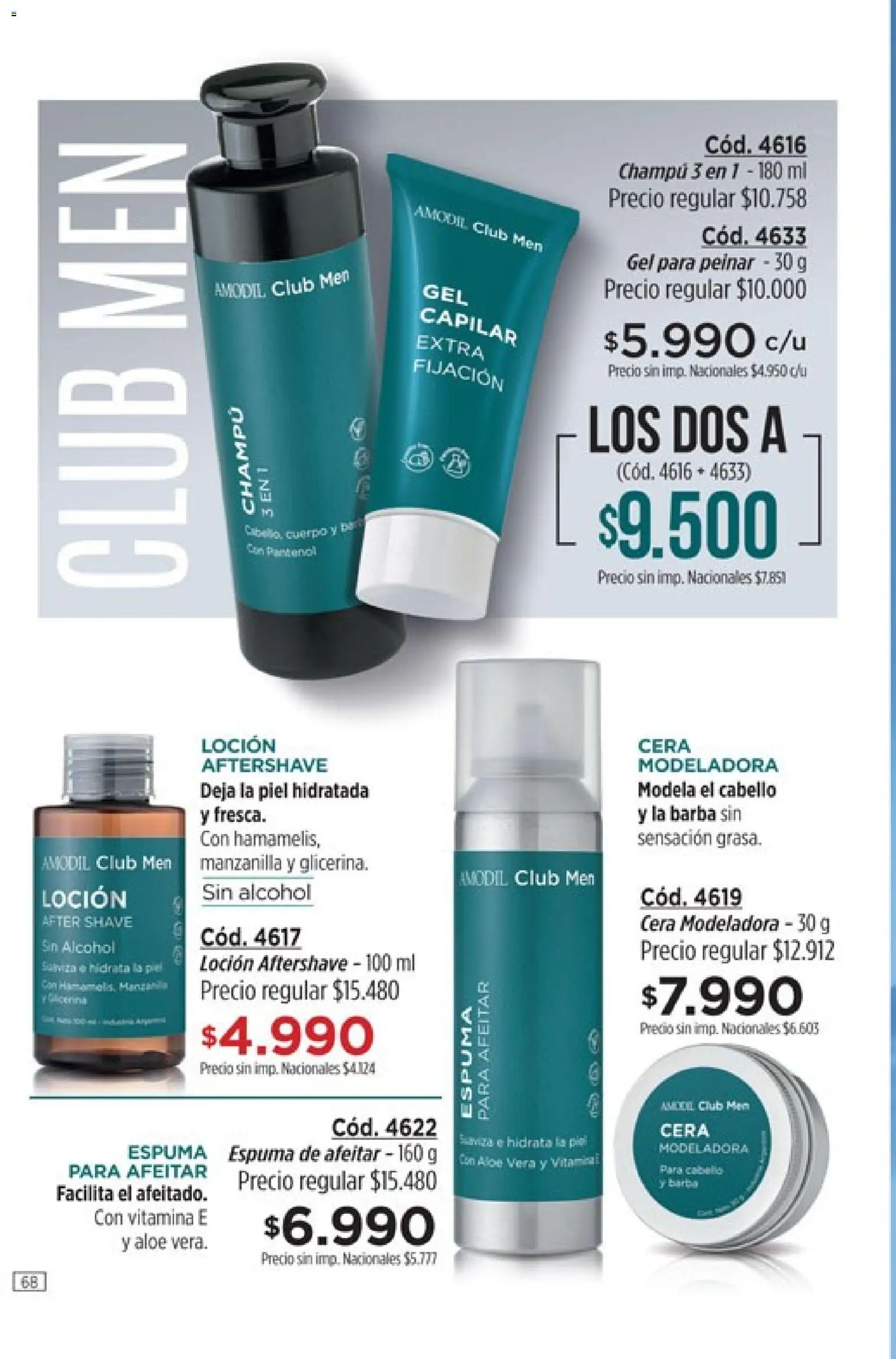Vista previa del folleto de la tienda Amodil válido desde el 01/10/2026 - Alcohol, Aloe Vera, Champú, Caballa, Cera, Espuma, Espuma de afeitar, Loción