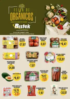 Pré-Visualização do folheto "Bistek Supermercados ofertas Feira de Orgânicos" da loja Bistek Supermercados válido a partir de 11/06/2026