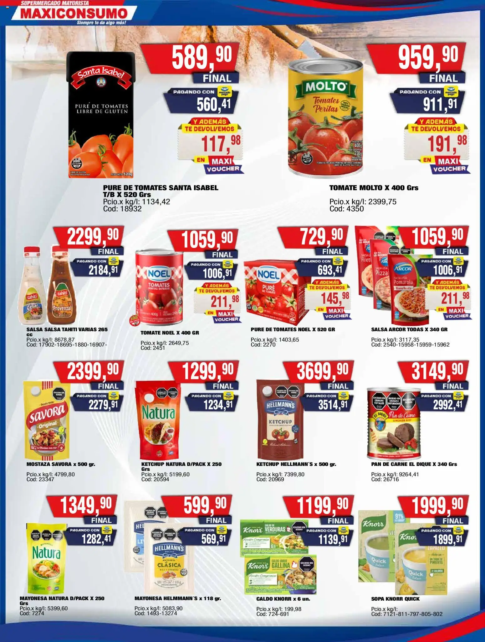 Vista previa del folleto de la tienda Maxiconsumo válido desde el 26/10/2026 