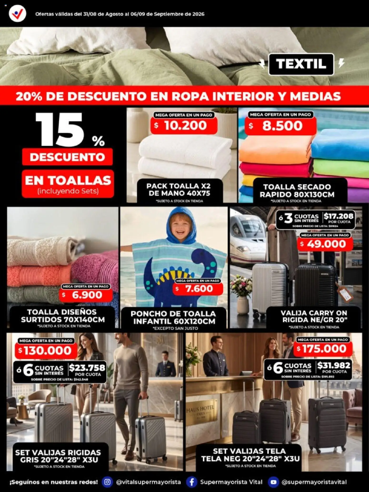 Vista previa del folleto de la tienda Vital válido desde el 07/09/2026 