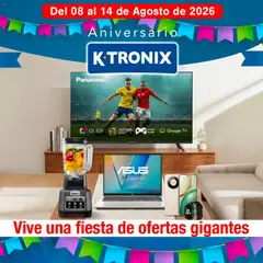 Vista previa del prospecto Ktronix catálogo del almacen Ktronix válida del 08/08/2026 al 14/08/2026