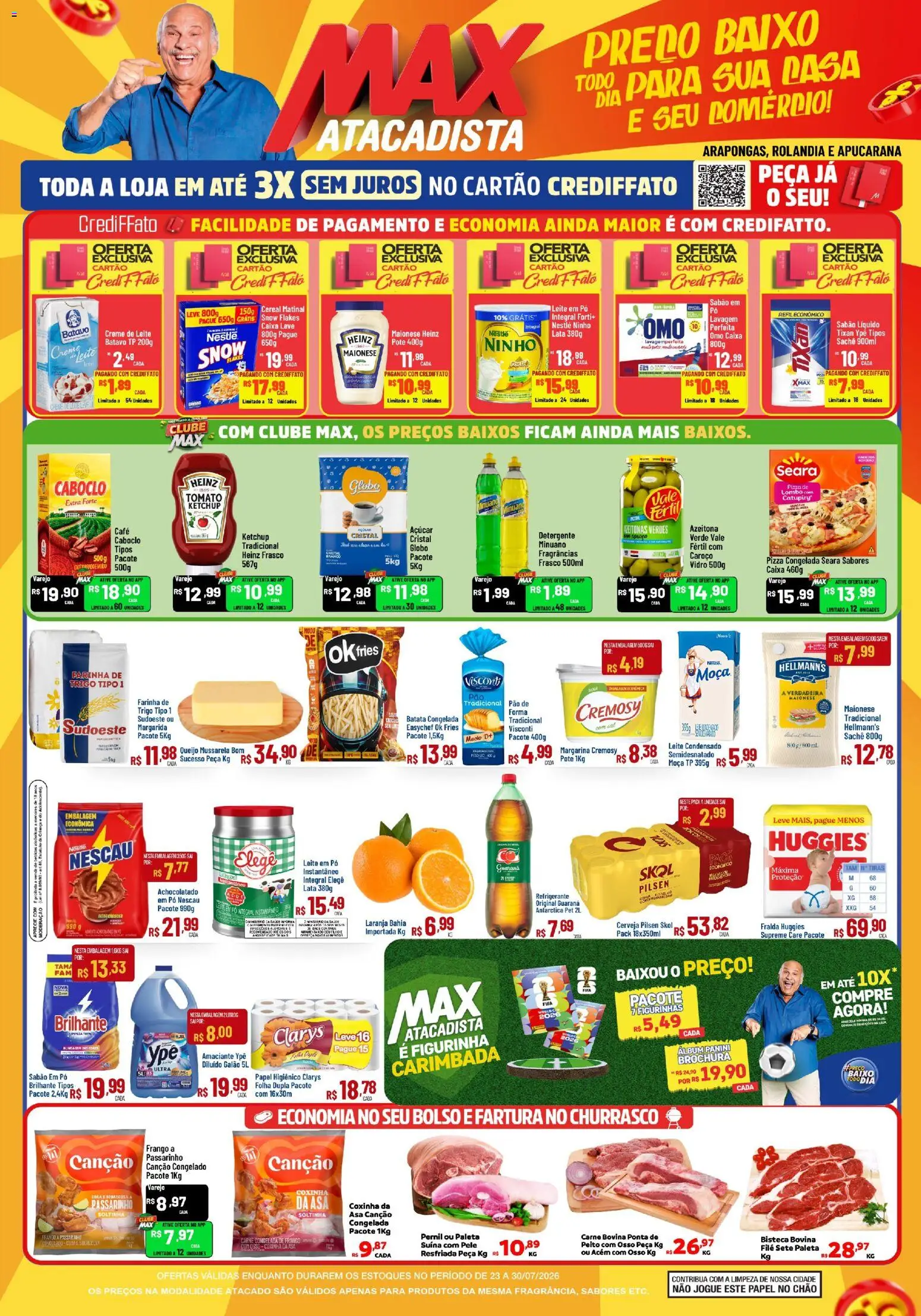 Pré-Visualização do folheto "Max Atacadista - Ofertas da semana" da loja Max Atacadista válido a partir de 25/07/2026