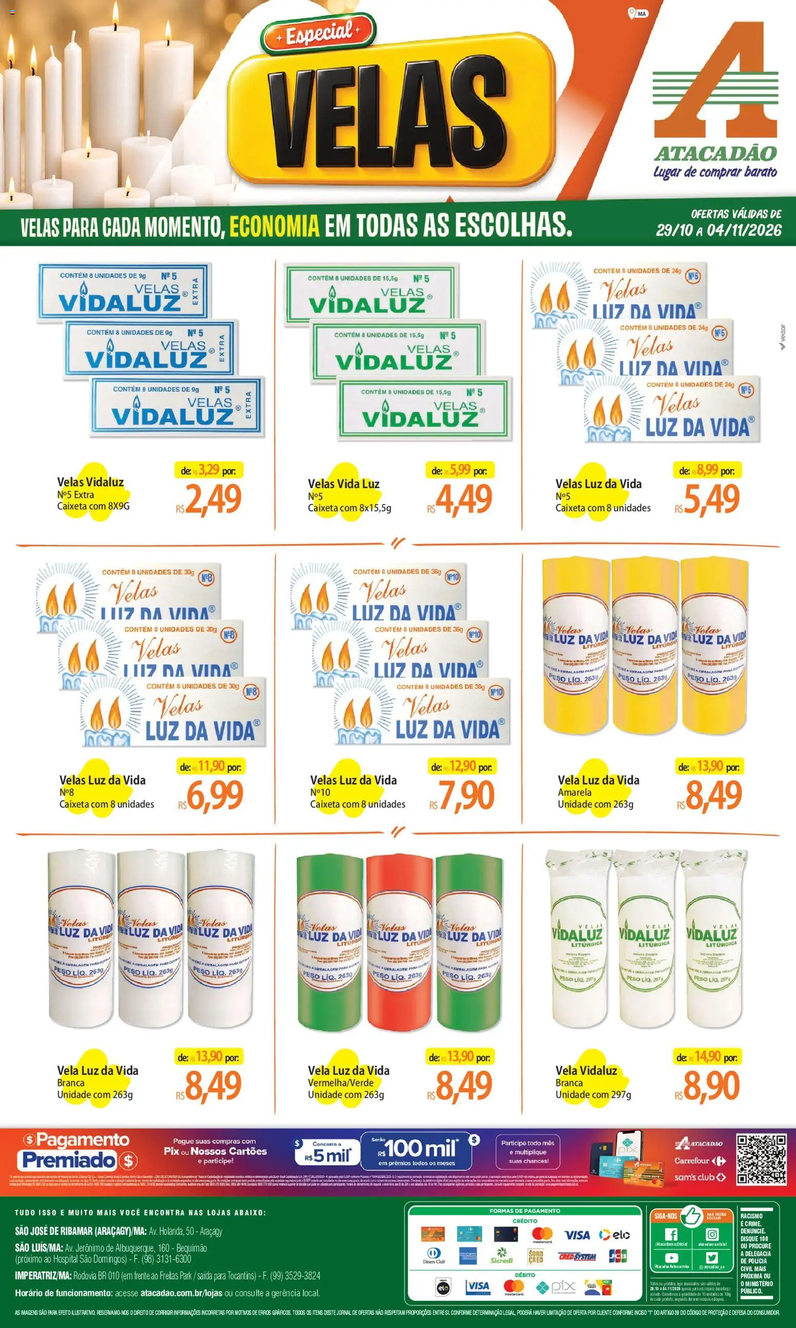 Pré-Visualização do folheto "Atacadão ofertas - MA" da loja Atacadão válido a partir de 29/10/2026