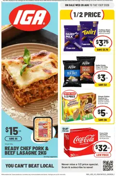 Preview of catalogue IGA catalogue Northbridge from shop IGA valid 26/08/2026