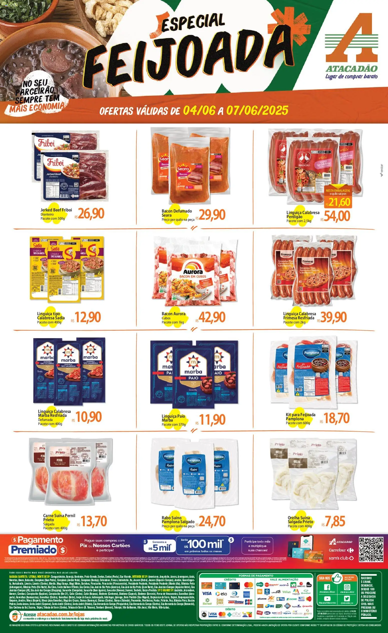 Pré-Visualização do folheto "Atacadão ofertas - SP" da loja Atacadão válido a partir de 04/06/2026