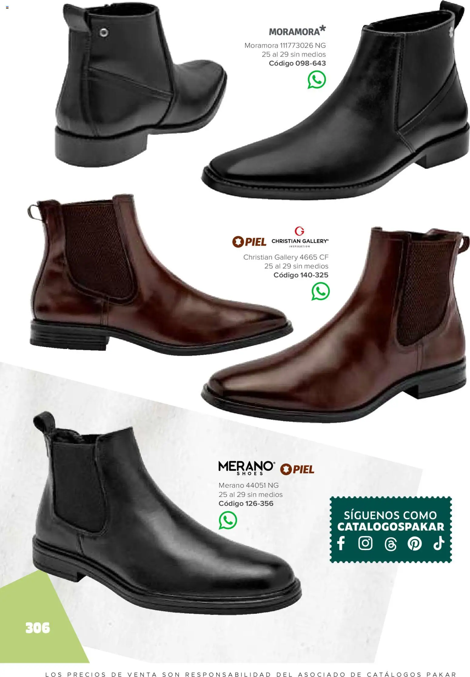 Vista previa las ofertas de la tienda SC Pakar - Catálogo Hombre desde el 30/01/2026 