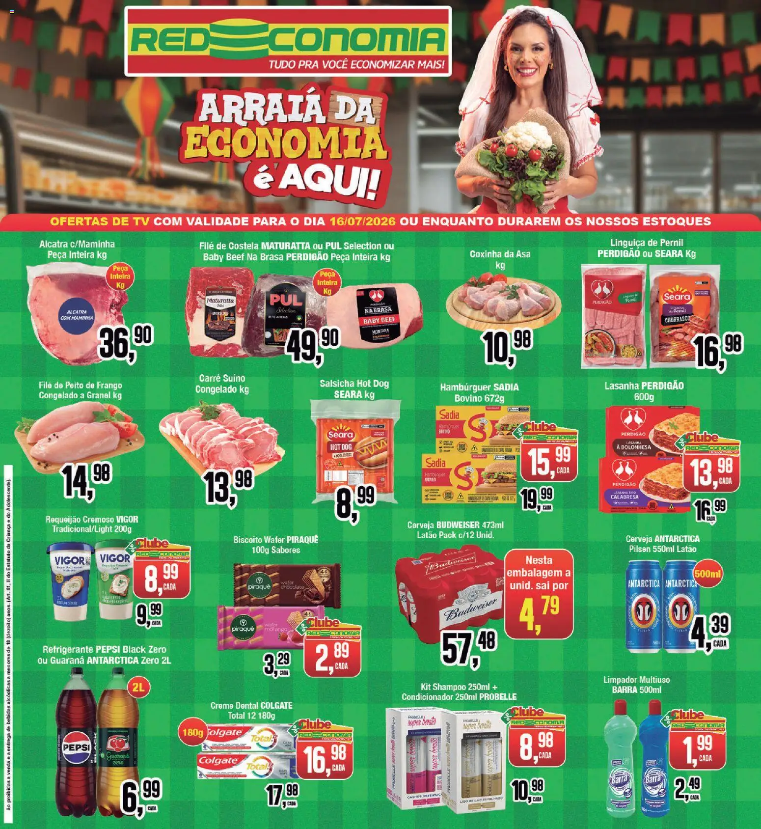 Pré-Visualização do folheto "RedEconomia ofertas" da loja RedEconomia válido a partir de 16/07/2026