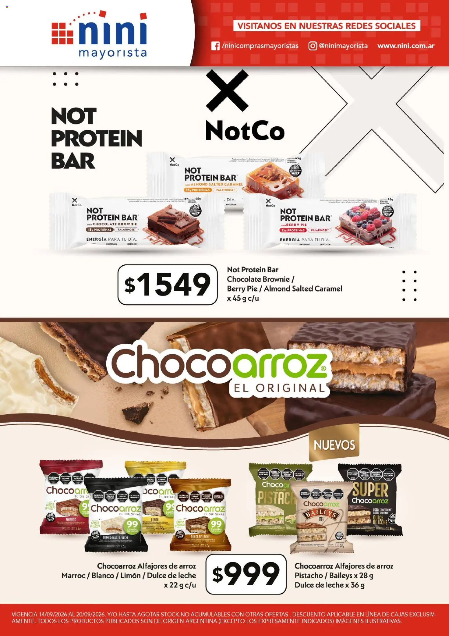 Vista previa del folleto de la tienda NINI Mayorista válido desde el 14/09/2026 