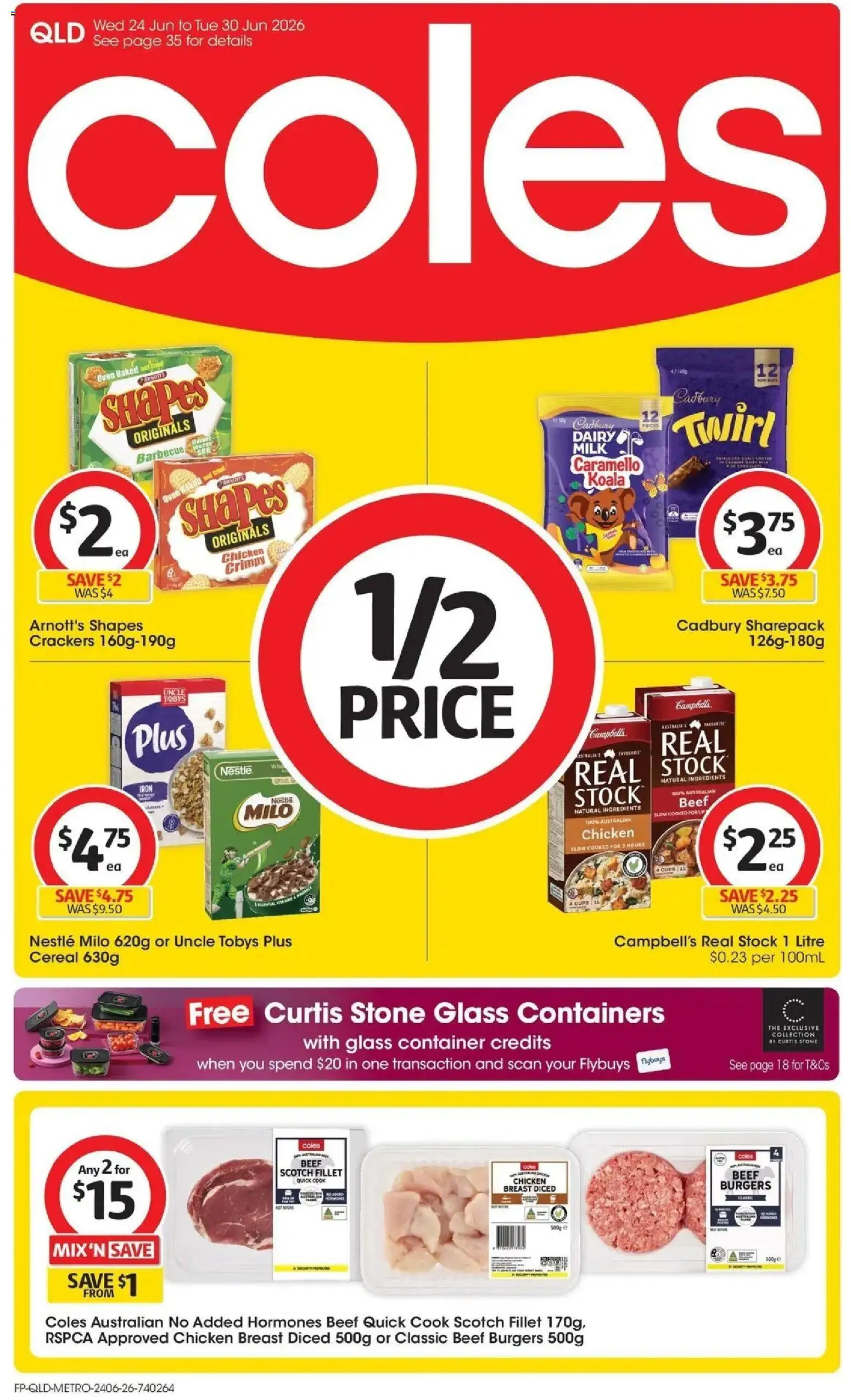 Preview of catalogue Coles Catalogue - 24th June QLD from shop Coles valid 24/06/2026
