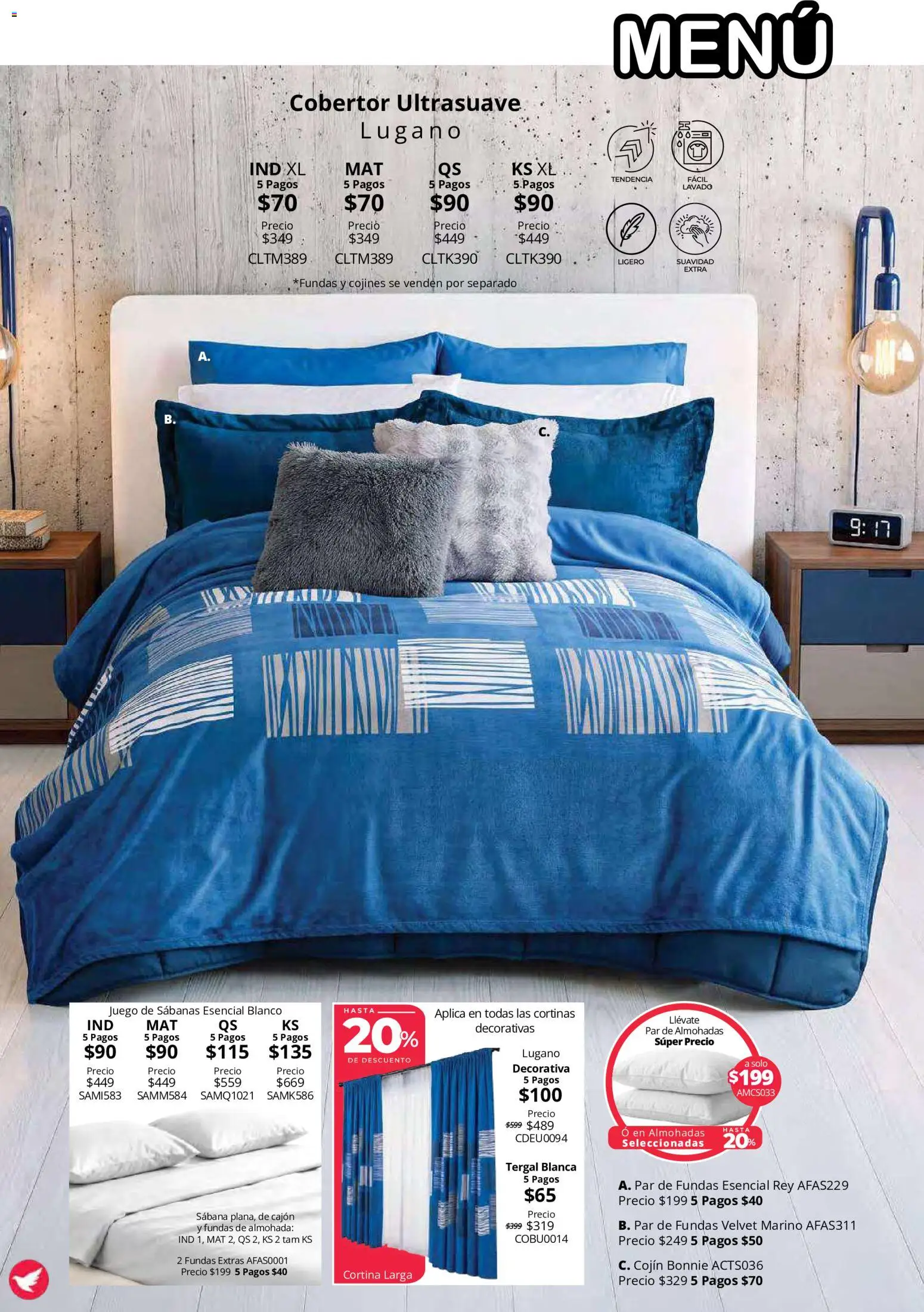 Vista previa las ofertas de la tienda Colchas Concord - Colchas Concord catálogo Colección Cobertor Calor de Hogar desde el 15/10/2026 