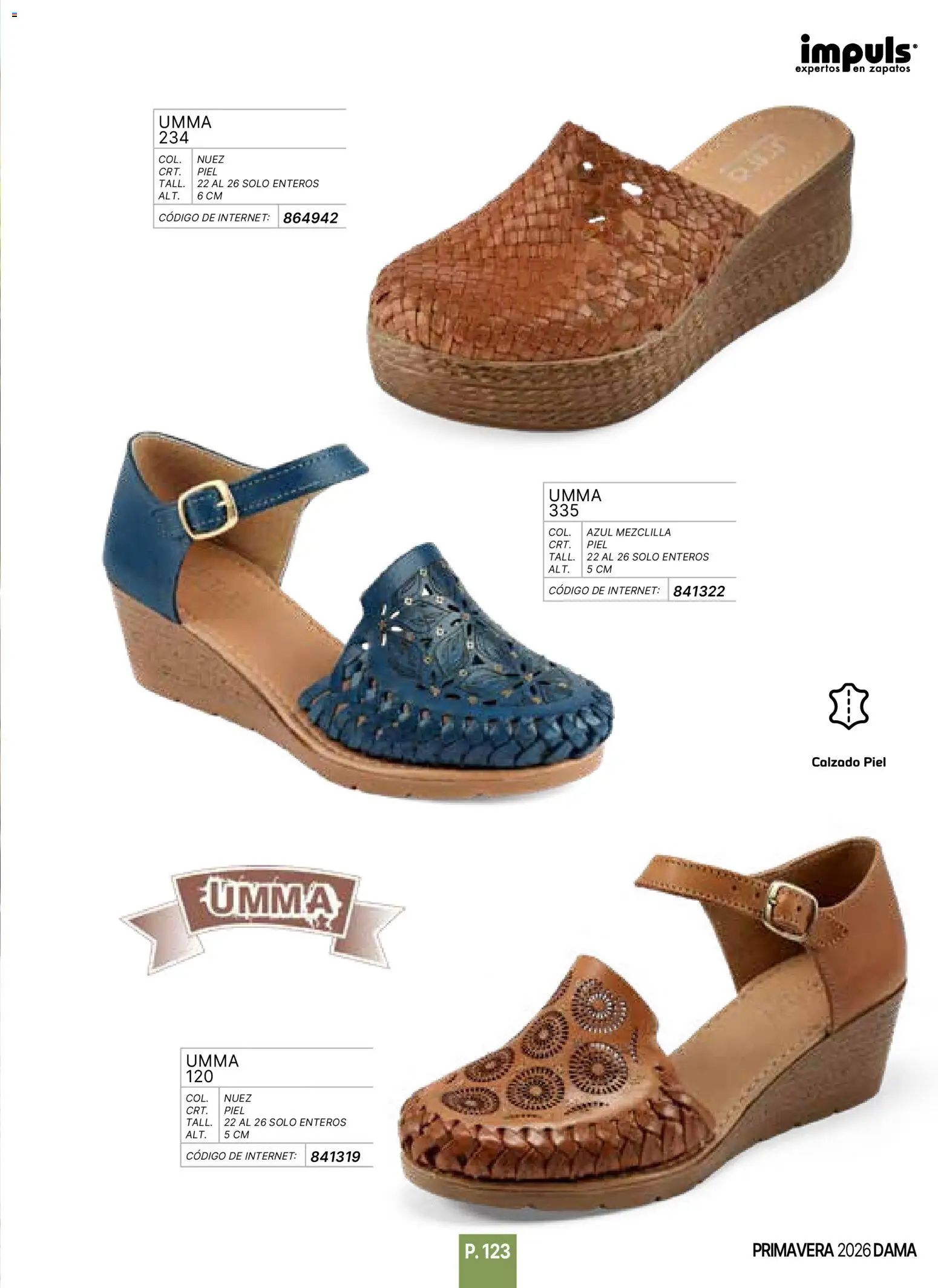 Vista previa las ofertas de la tienda Impuls - Catálogo Primavera desde el 01/01/2026 - Zapatos, Nuez