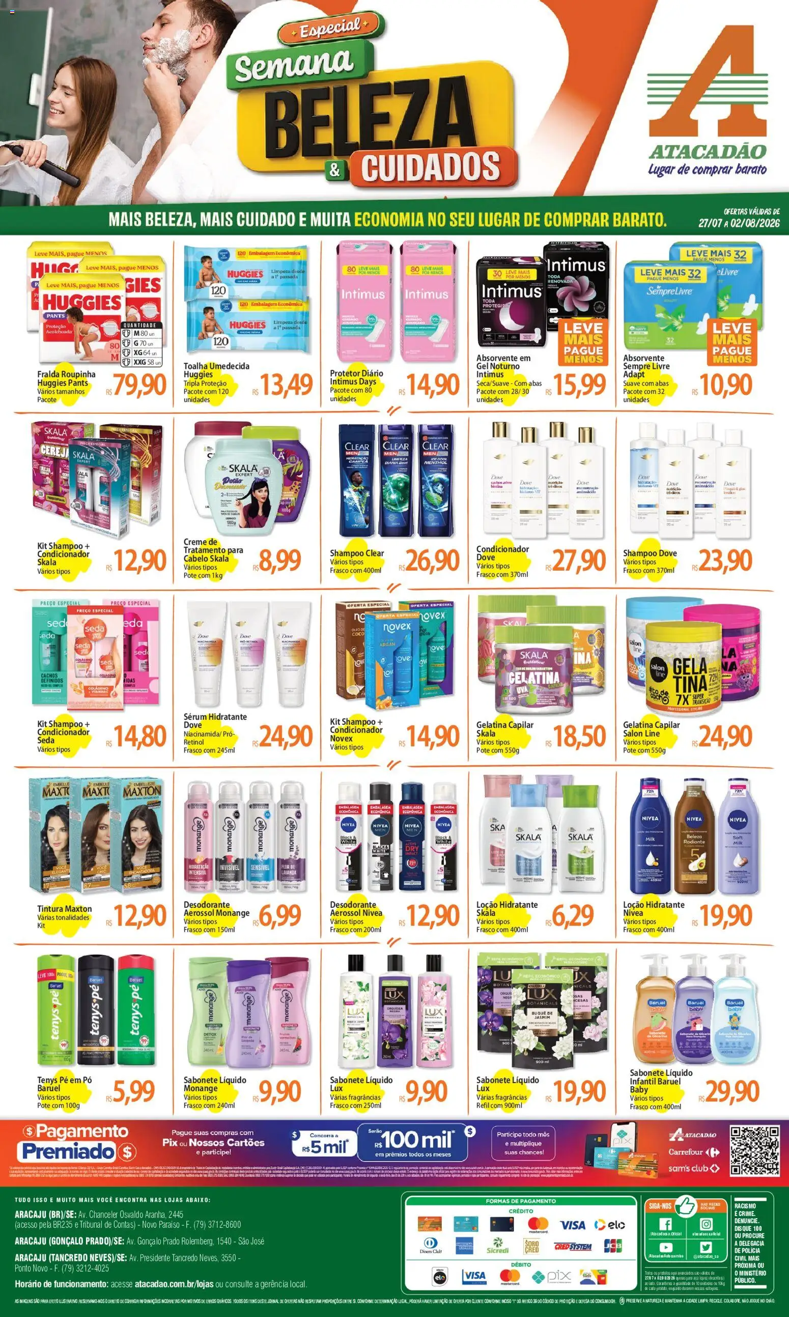 Pré-Visualização do folheto "Atacadão ofertas - SE" da loja Atacadão válido a partir de 27/07/2026
