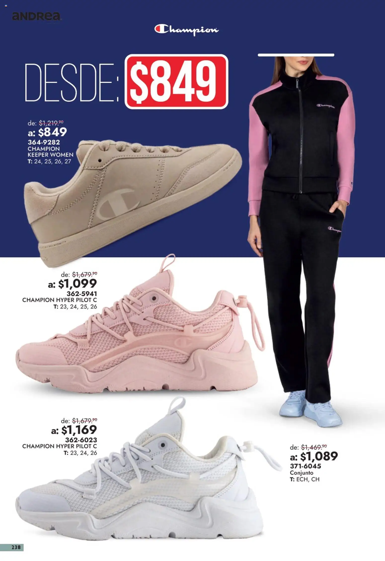 Vista previa las ofertas de la tienda Andrea - Andrea catálogo Outlet desde el 13/09/2026 