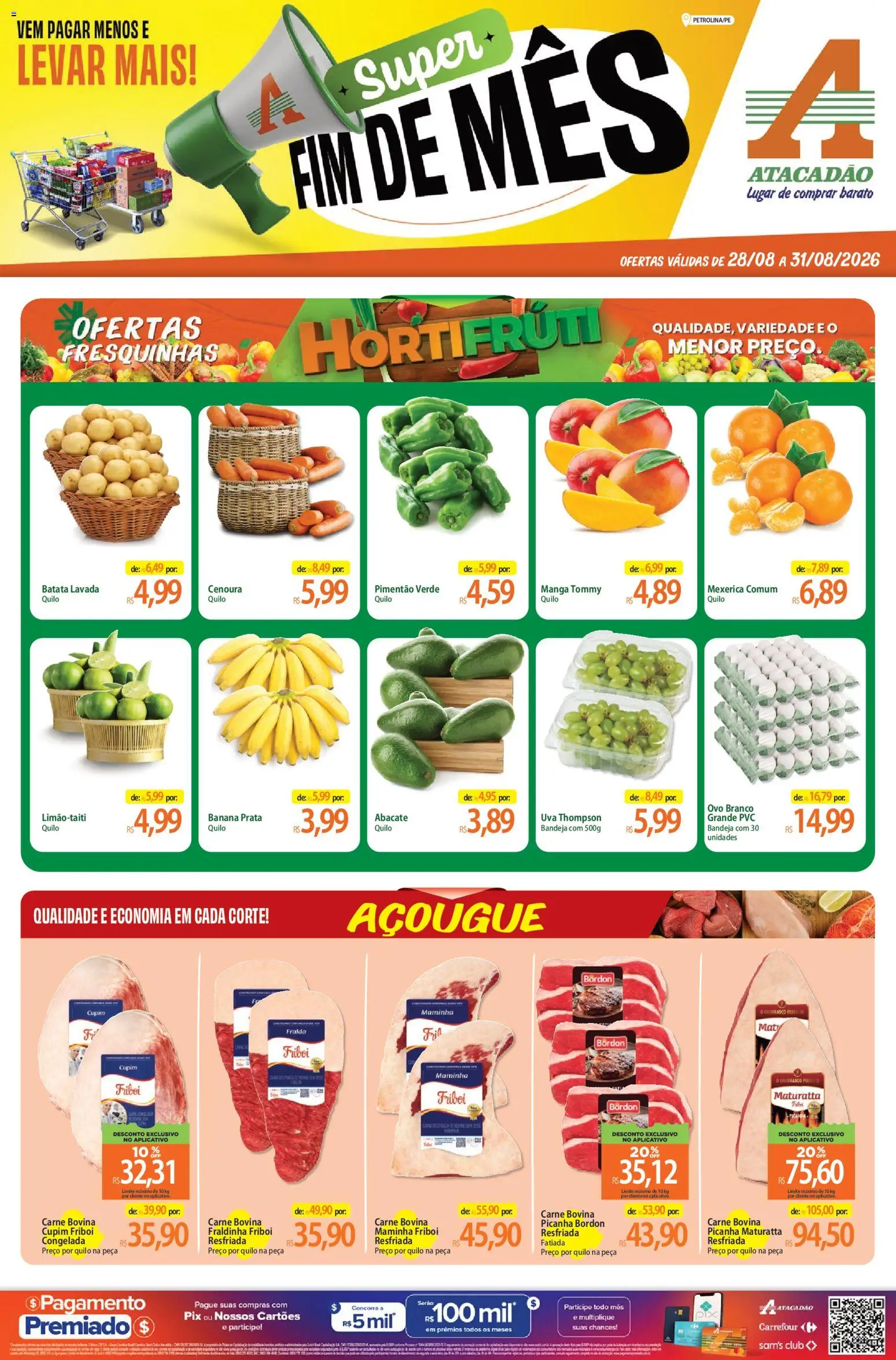 Pré-Visualização do folheto "Atacadão ofertas - PE" da loja Atacadão válido a partir de 28/08/2026