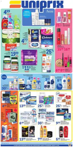 Preview of leaflet Uniprix weekly flyer / circulaire from shop Uniprix is valid from Aug 06, 2026