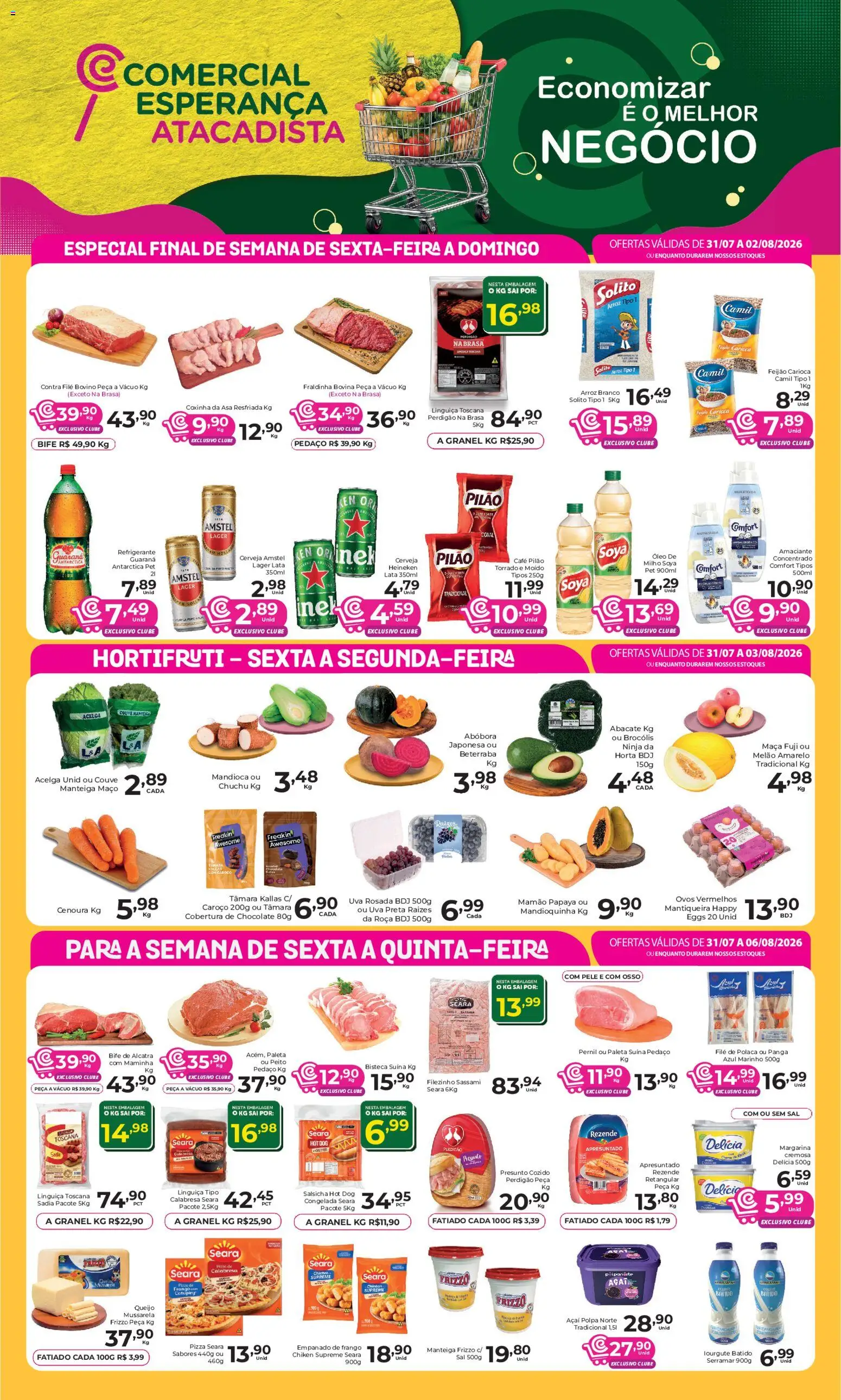 Pré-Visualização do folheto "Comercial Esperança - Ofertas da semana" da loja Comercial Esperança válido a partir de 31/07/2026